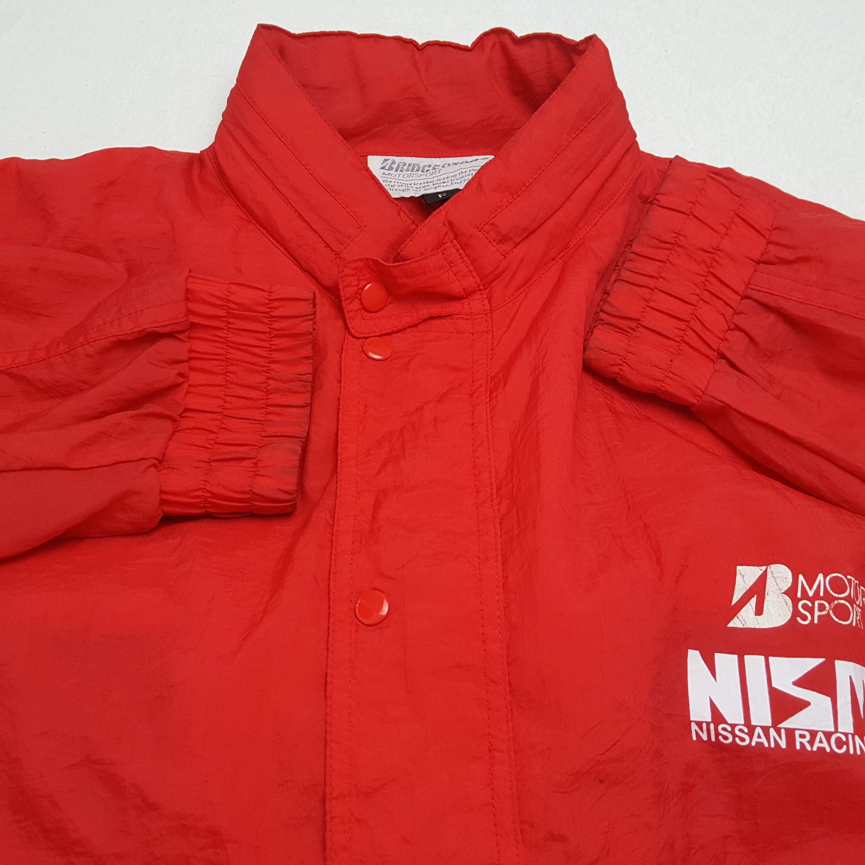 Vintage BRIDGESTONE NISMO NISSAN RACING TEAM Custom Art Jacket Size US L / EU 52-54 / 3 - 8 Thumbnail