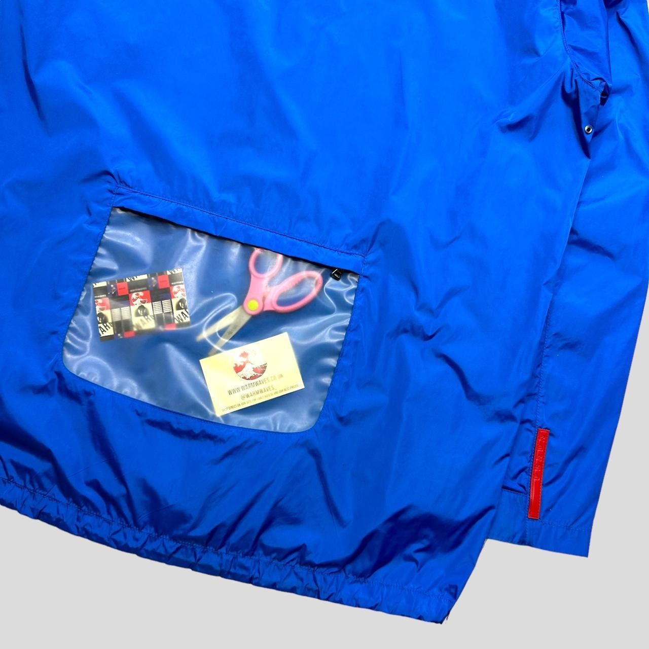 Prada Prada Sport SS99 Latex Pocket Electric Blue Jacket - L Size US L / EU 52-54 / 3 - 5 Thumbnail