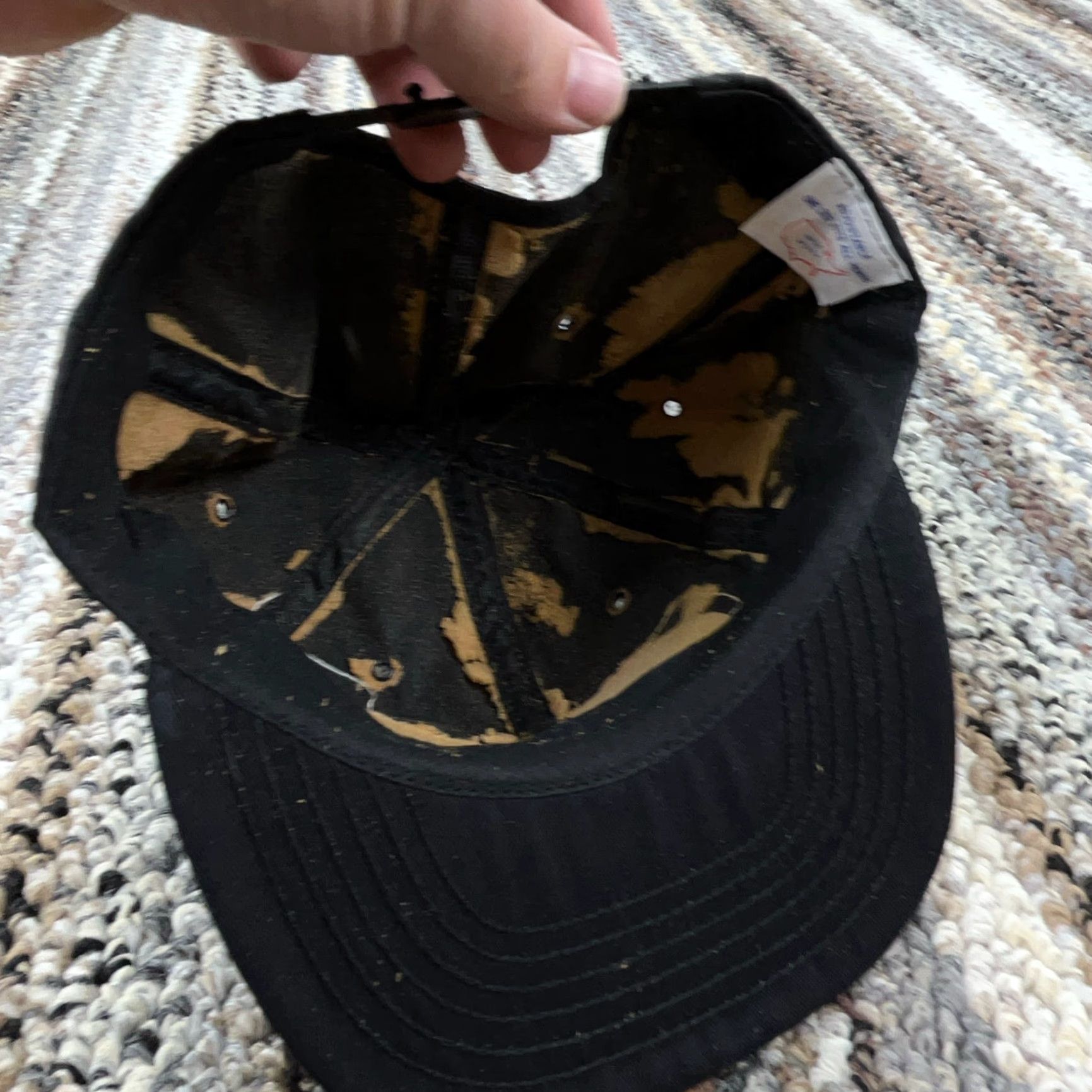 Vintage VINTAGE Farming Trucker Hat Cap Snapback Black USA Seed Crop Farm 1980s 90s G Trucker Hat Men Adjustable Size ONE SIZE - 6 Thumbnail