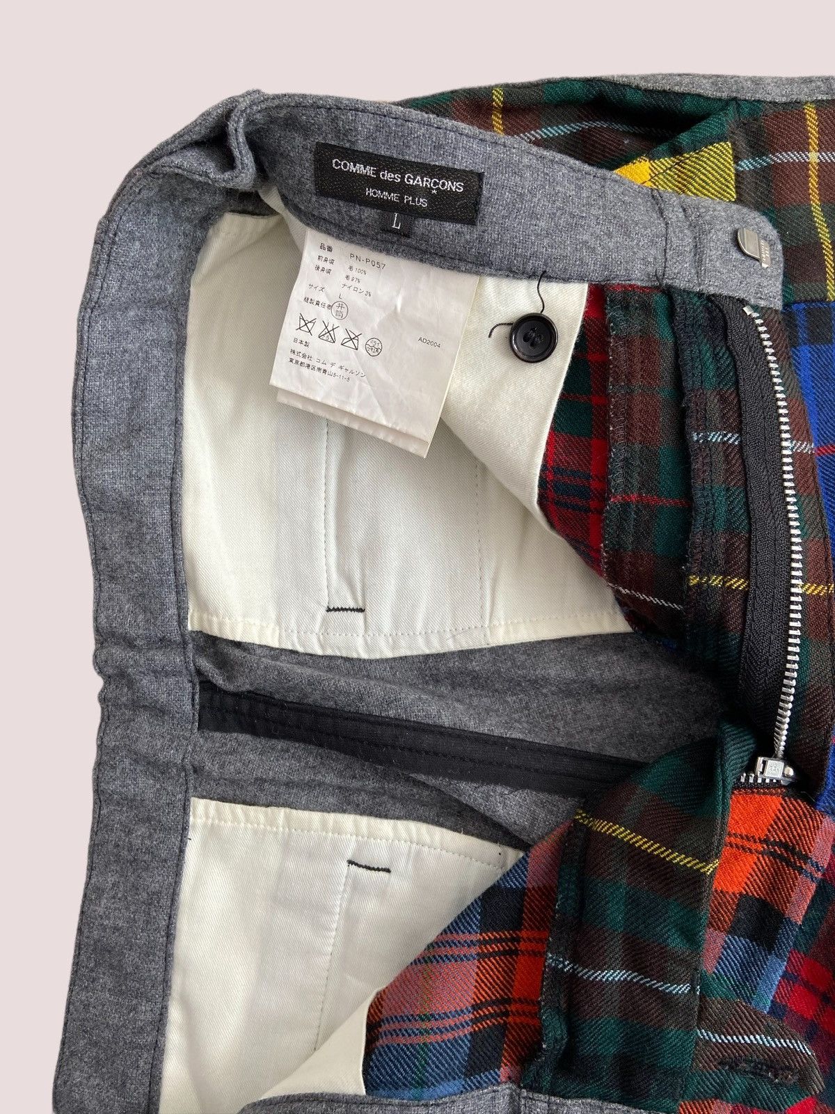 Comme des Garcons Homme Plus Comme des Garcons Homme Plus Multi Color Pants AD2004 Size US 32 / EU 48 - 3 Thumbnail