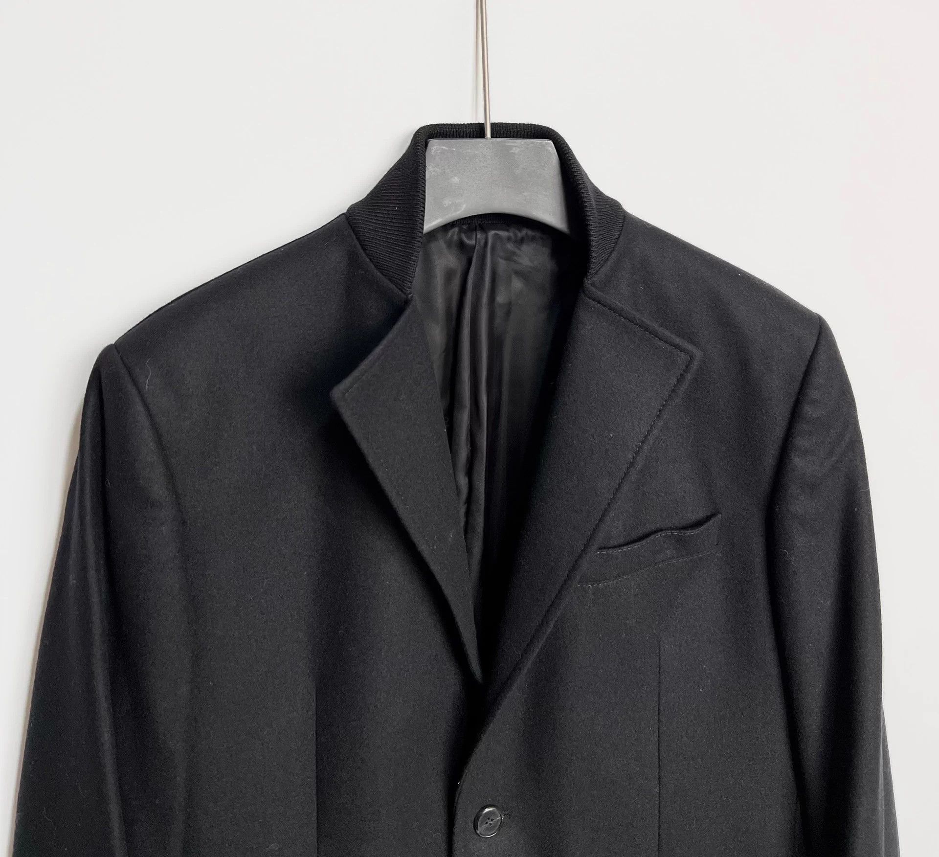 Givenchy Givenchy Wool Blend Knit Collar Blazer 48 Size 48S - 2 Thumbnail
