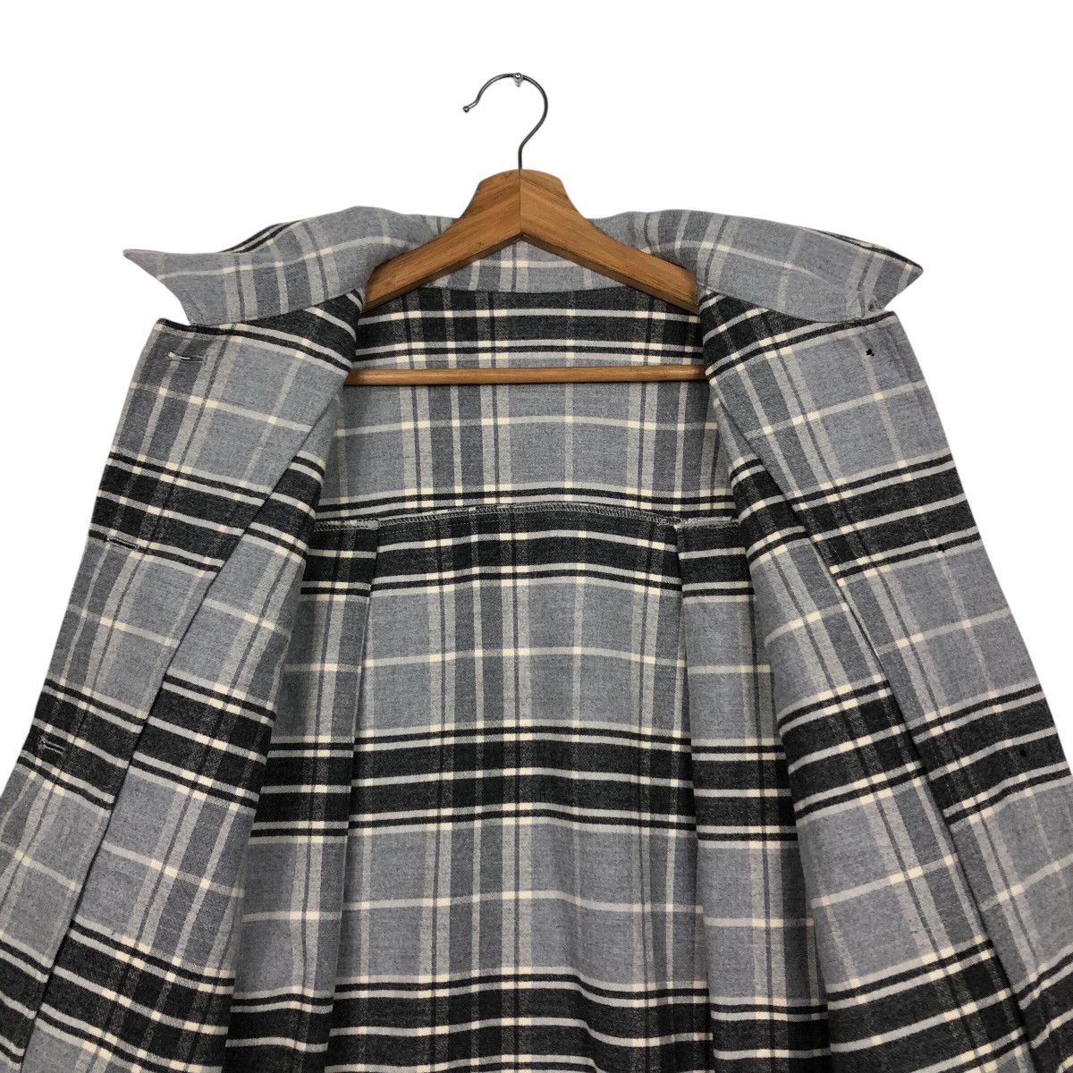 Japanese Brand 📌Vintage Button Jacket Tartan Design GU Japan Issey Miyake Size US XL / EU 56 / 4 - 15 Thumbnail