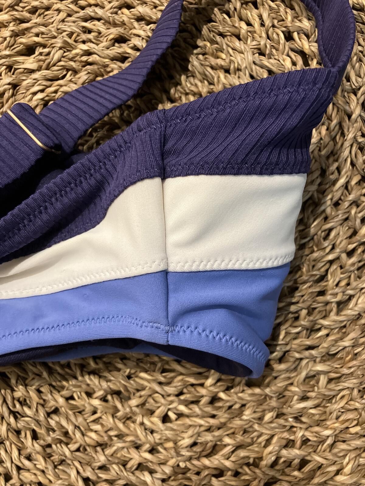 Other NWT Jessica S Colorblock Bralette Bikini Top Size Small Size ONE SIZE - 5 Thumbnail
