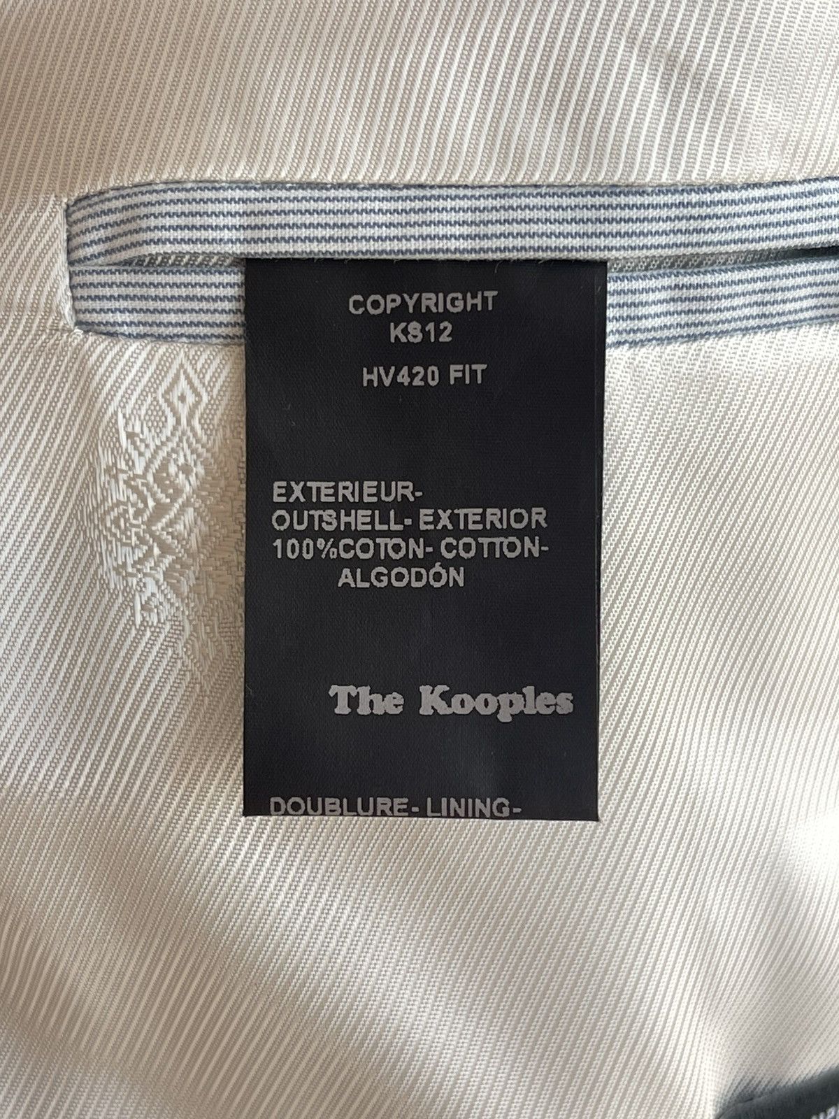 The Kooples The Kooples Cotton Striped Fitted Summer Blazer Jacket 46 IT Size 36R - 10 Thumbnail