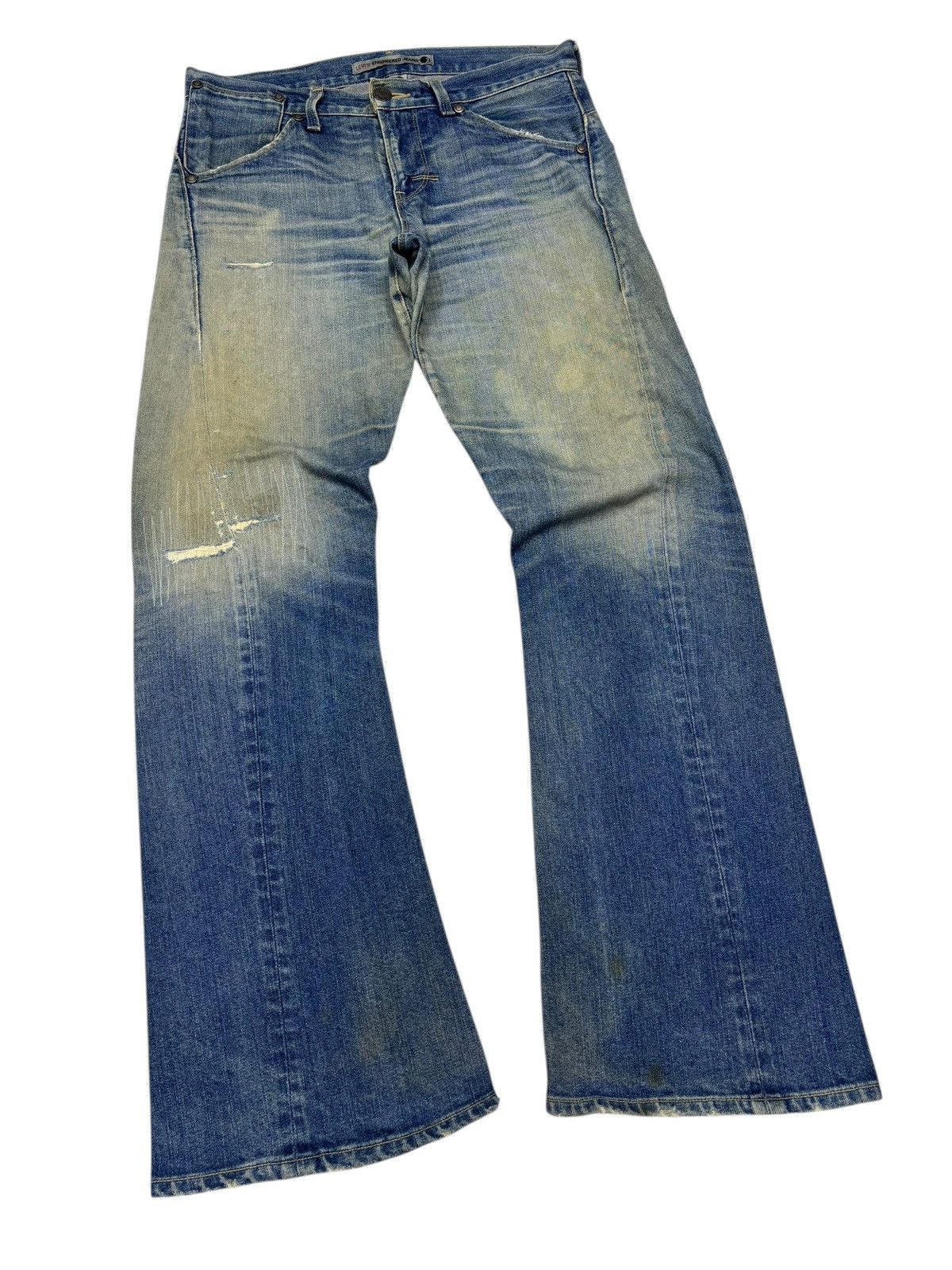 Engineered Garments × Levi's Levis Engineered 1999 Flare Twist Rusty Flared Jeans Size US 33 - 3 Thumbnail