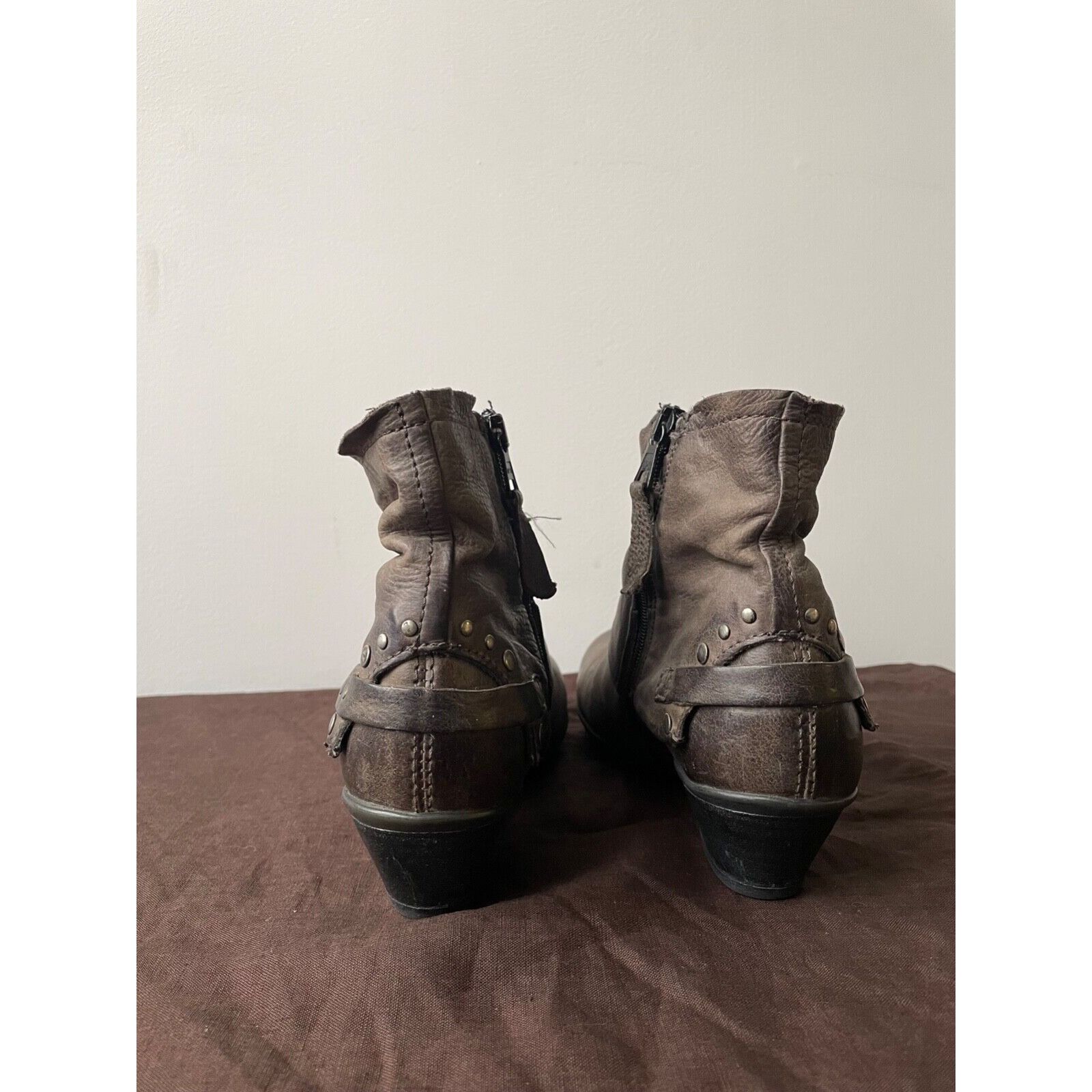 Vintage MJUS Vintage Avant Garde Leather Ankle Boots 8255AC Size US 6.5 / IT 36.5 - 6 Thumbnail