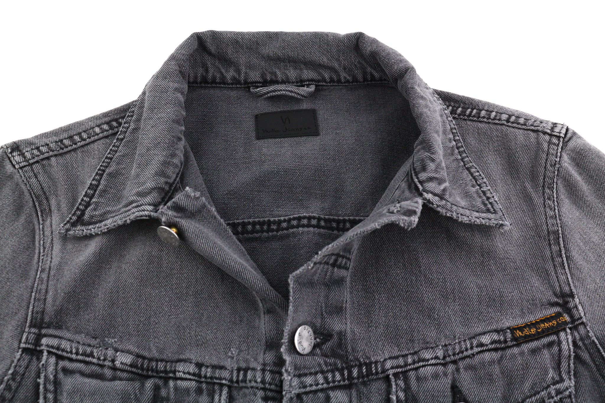 Nudie Jeans BILLY S Desolation Grey Polo Pockets Mid Jacket 82459 Size US S / EU 44-46 / 1 - 4 Thumbnail