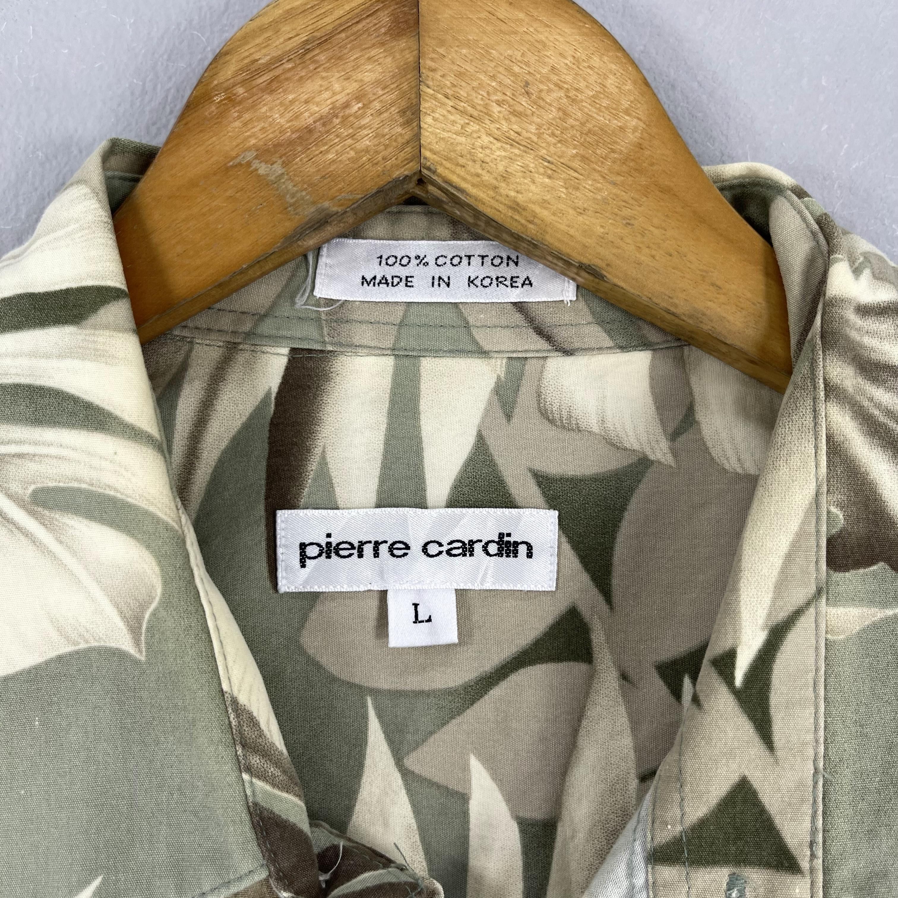 Vintage Vintage PIERRE CARDIN Hawaii Floral Motive Shirt Size US L / EU 52-54 / 3 - 5 Thumbnail