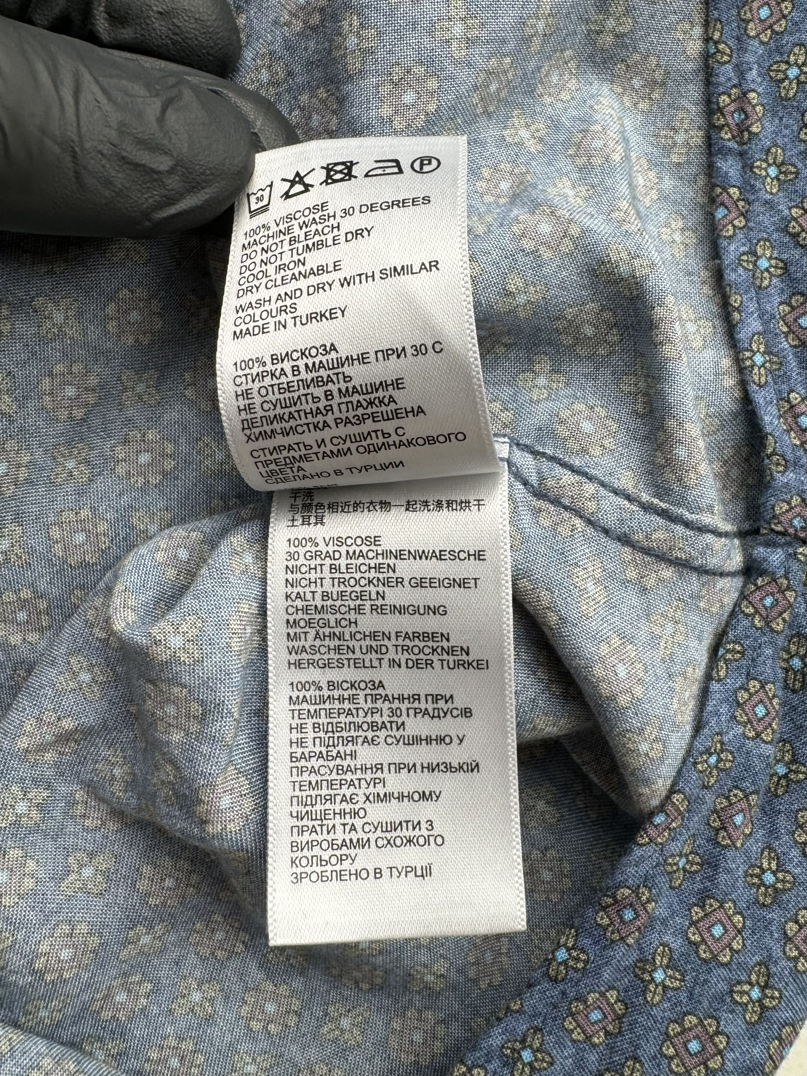 Reiss Reiss Printed Slim Fit Shirt Long Sleeve (461) Size US XL / EU 56 / 4 - 6 Thumbnail