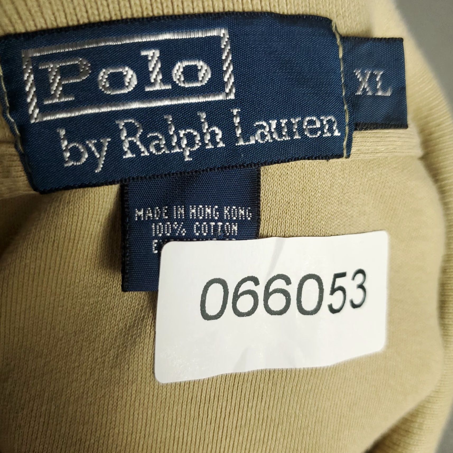 Ralph Lauren Ralph Lauren Polo Shirt Mens XL Beige Pony Casual Short Sleeve Polo Shirt Size US XL / EU 56 / 4 - 8 Thumbnail
