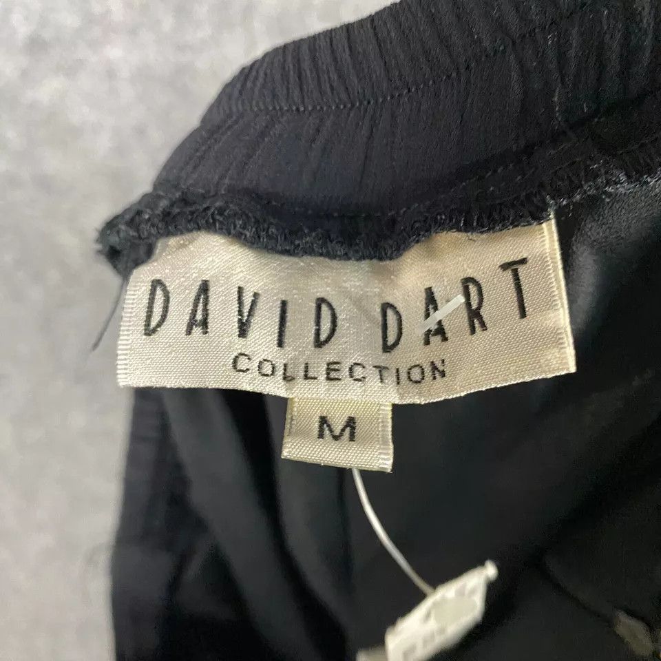 Other David Dart Pants Trousers Women's Medium Black 100% Rayon Size 32" / US 10 / IT 46 - 8 Thumbnail