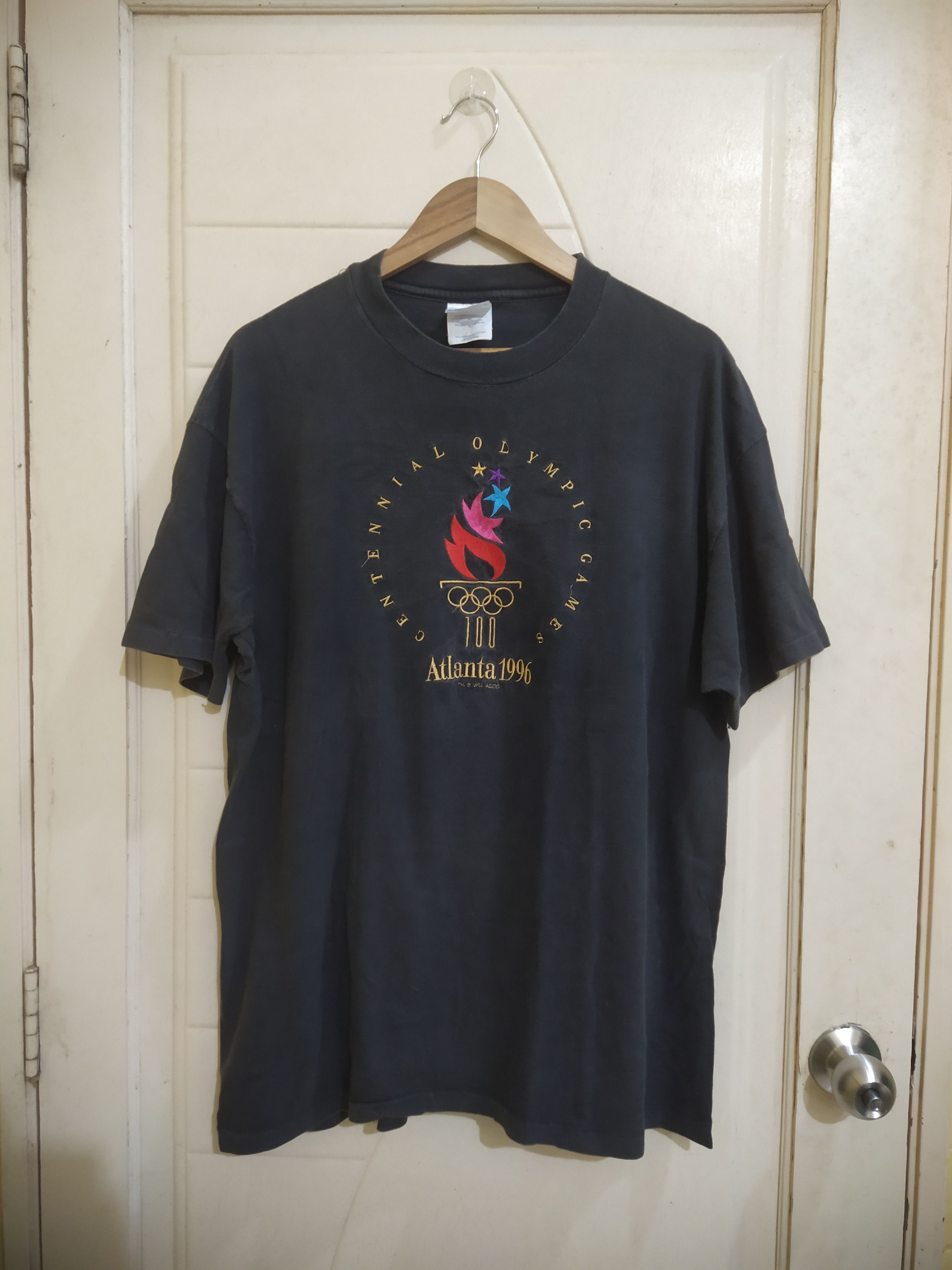 Vintage Vintage Olympic Atlanta Games 1996 Size US XL / EU 56 / 4 - 1 Thumbnail