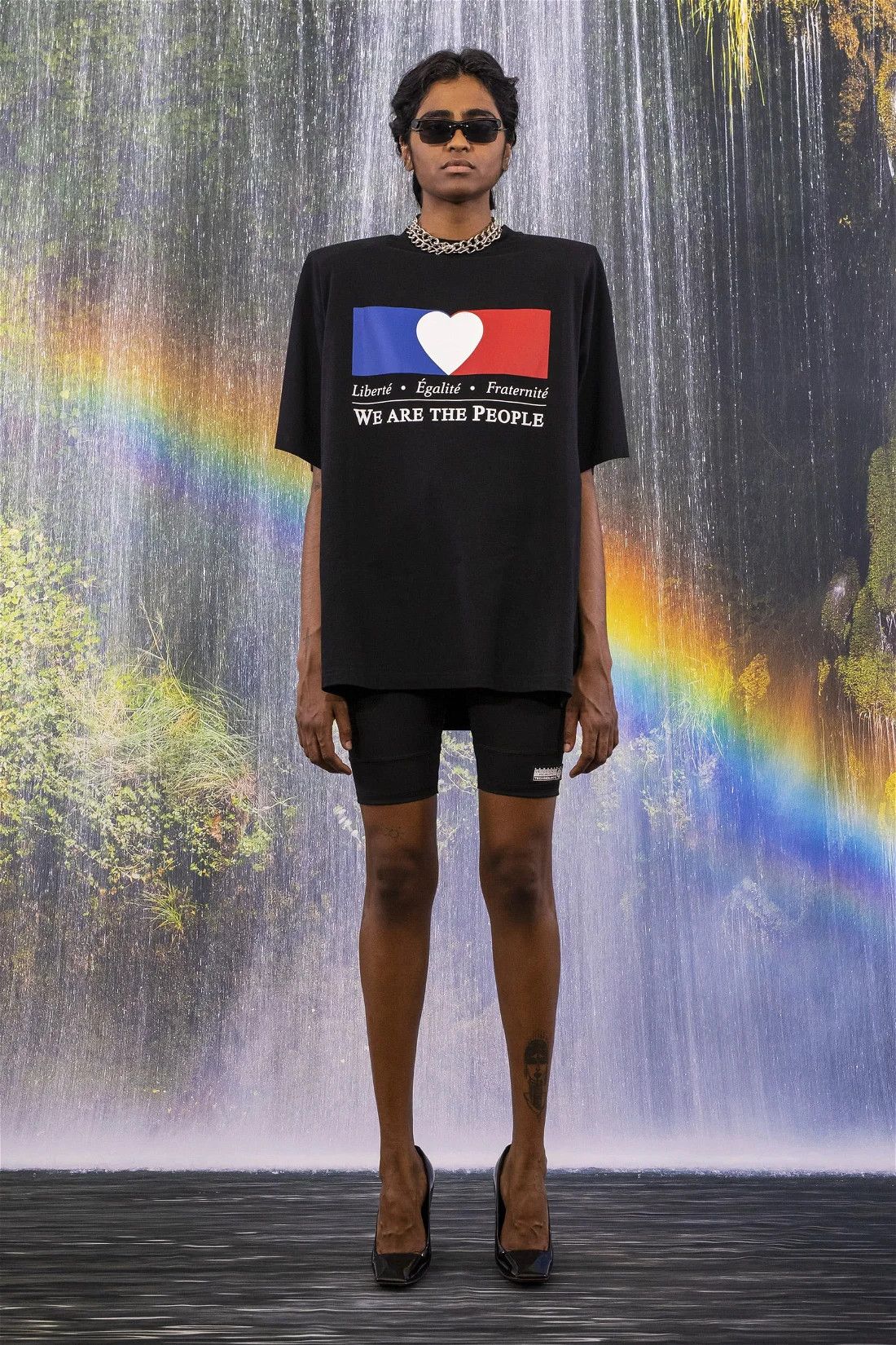 Vetements White We Are The People Heart Oversized T-Shirt Size M / US 6-8 / IT 42-44 - 6 Thumbnail