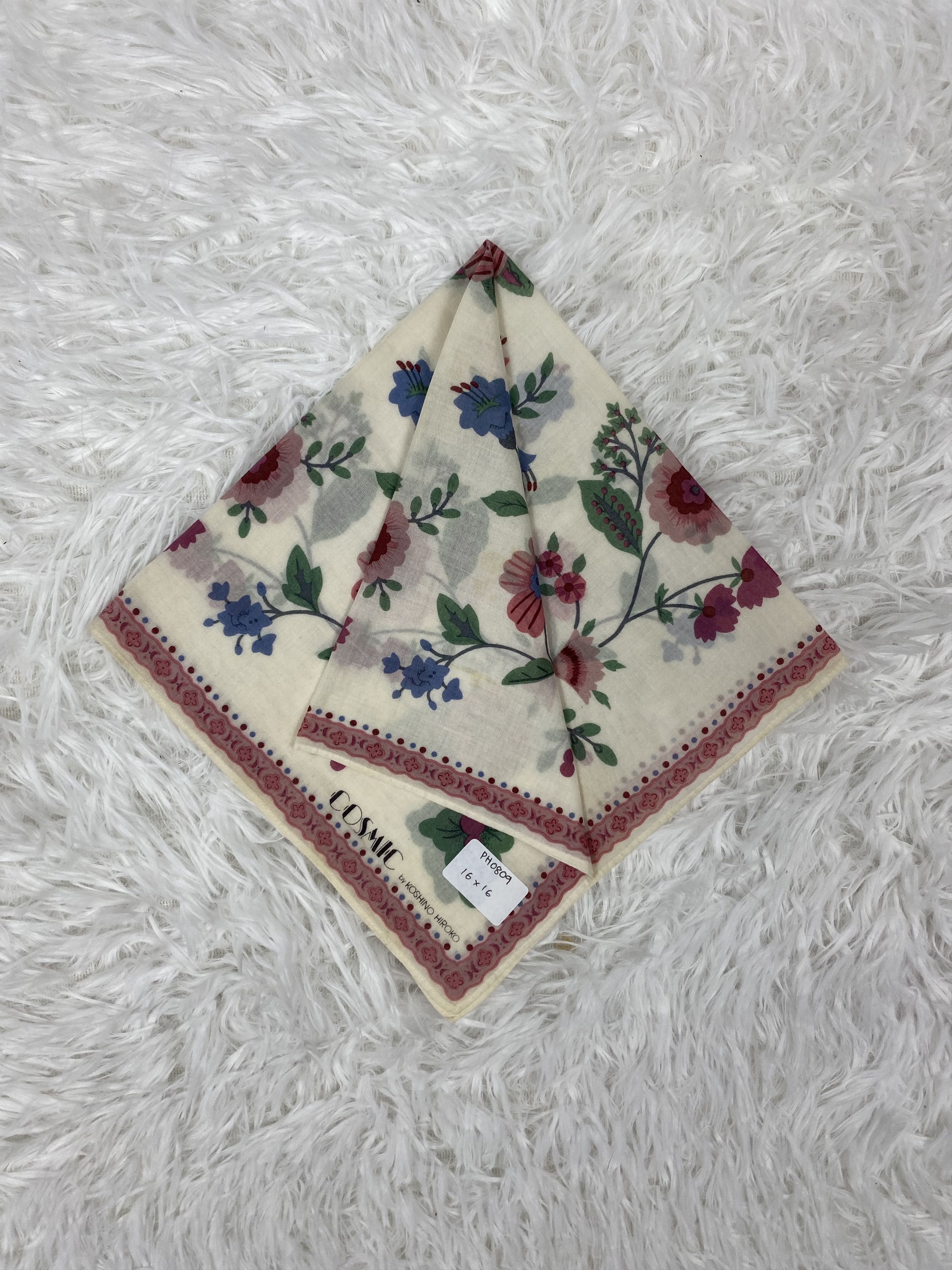Hiroko Koshino Homme × Vintage Vintage Koshino Hiroko Handkerchief Neckerchief PH0809 Size ONE SIZE - 1 Thumbnail