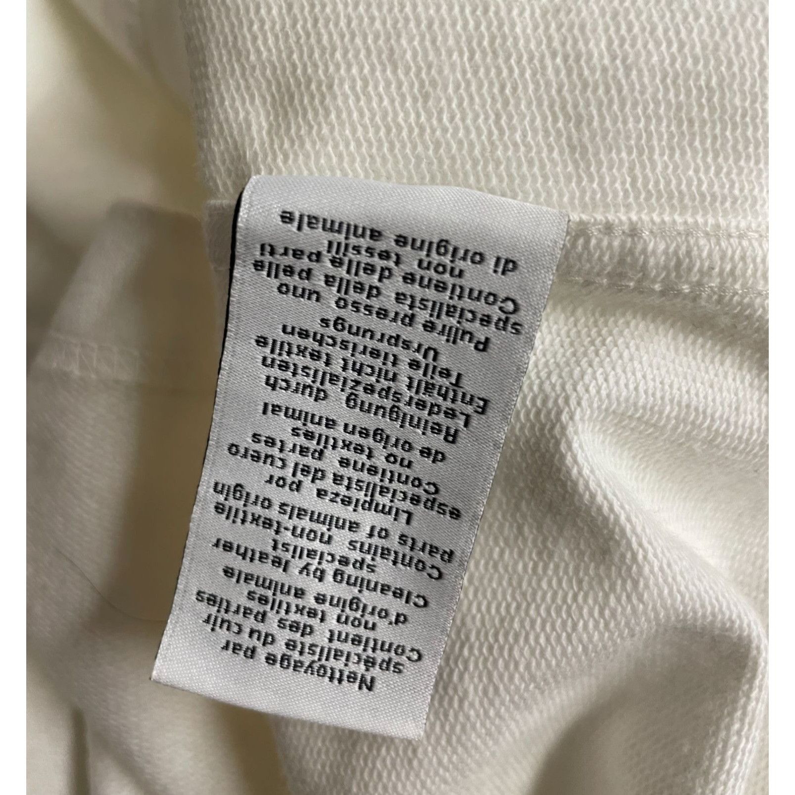 Hermes Hermès White Cotton T-Shirt With Black Robot Embroidery Made Size US M / EU 48-50 / 2 - 7 Thumbnail