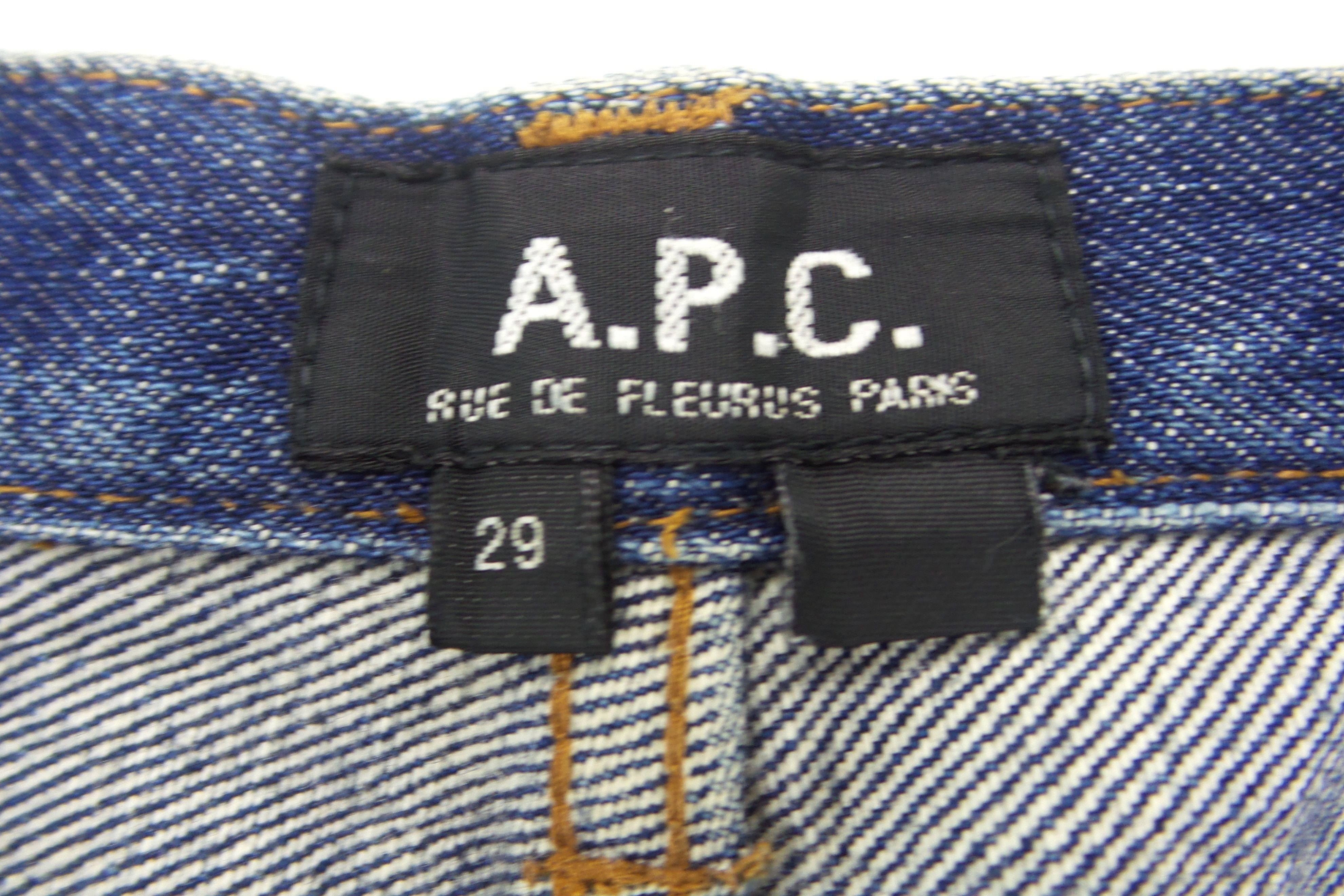 A.P.C. A.P.C Non Selvedge Stonewashed Jeans W16xL40 Size US 29 - 4 Thumbnail