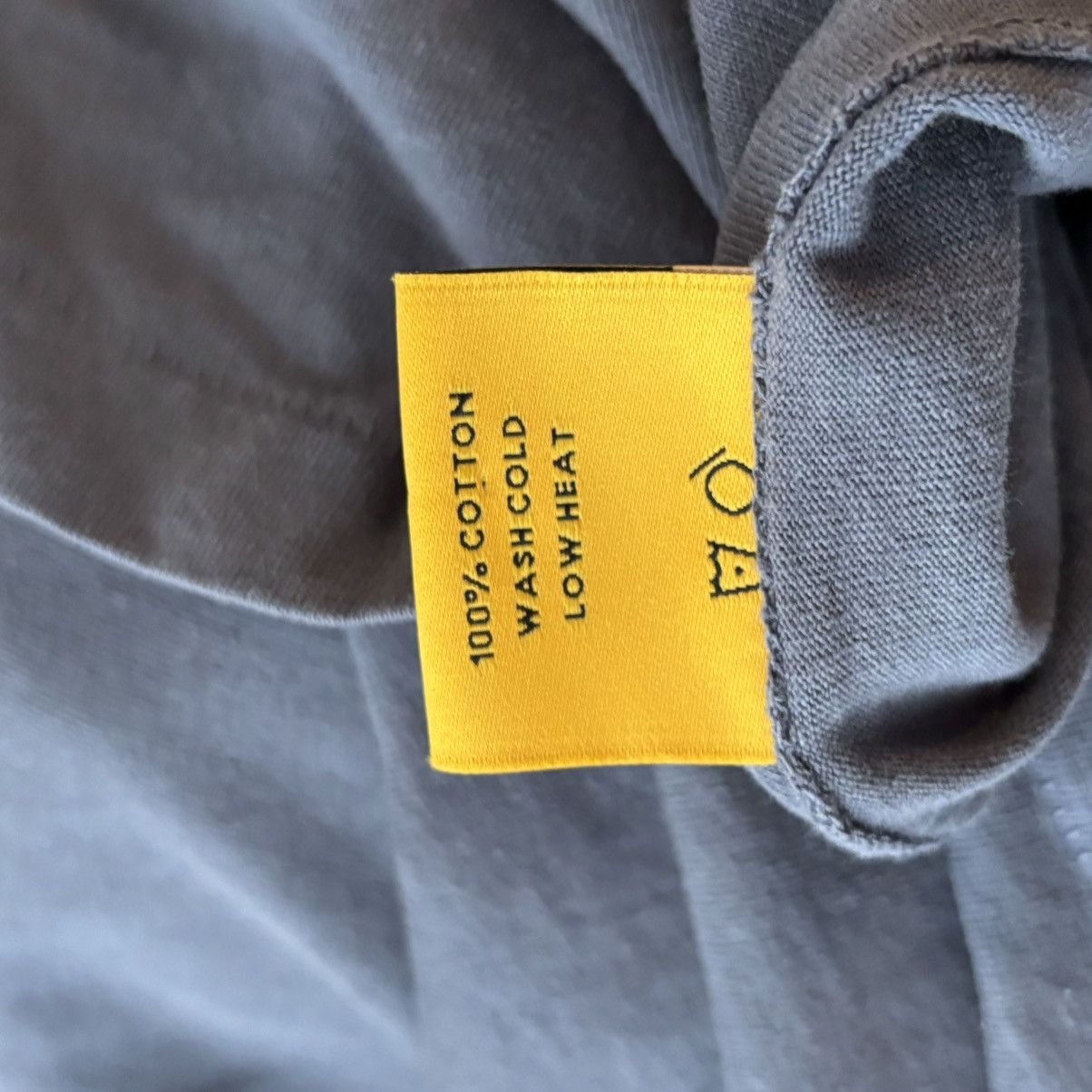 Gallery Dept. Gallery Dept Navy Yellow French Logo Long Sleeve Tee Size XL Size US XL / EU 56 / 4 - 5 Thumbnail