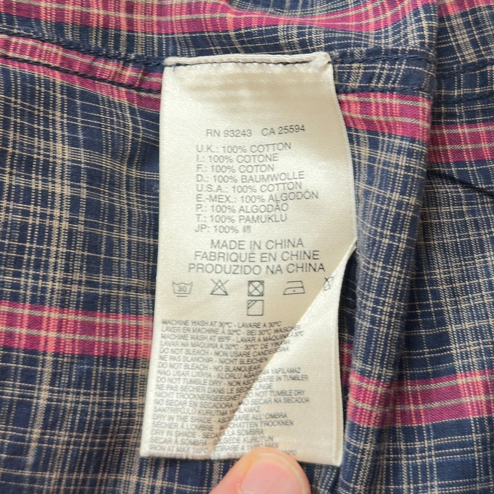 Diesel Diesel Shirt Men's UK Size 2XL Blue Plaid Pattern Pockets Size US XXL / EU 58 / 5 - 11 Thumbnail