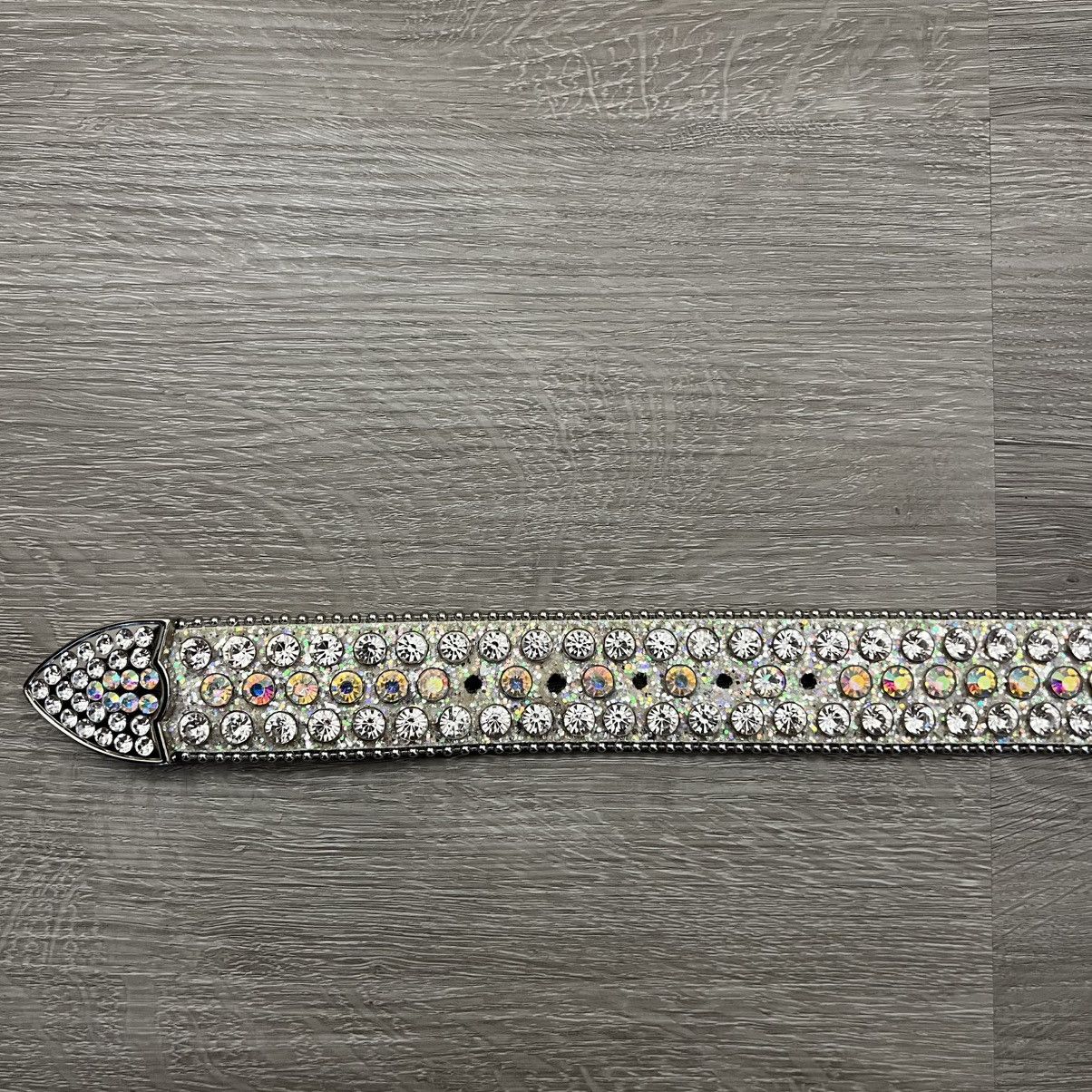 The GV Gallery GV Gallery Raspberry Hills RH Denim Rhinestone Belt Size 28 - 7 Thumbnail
