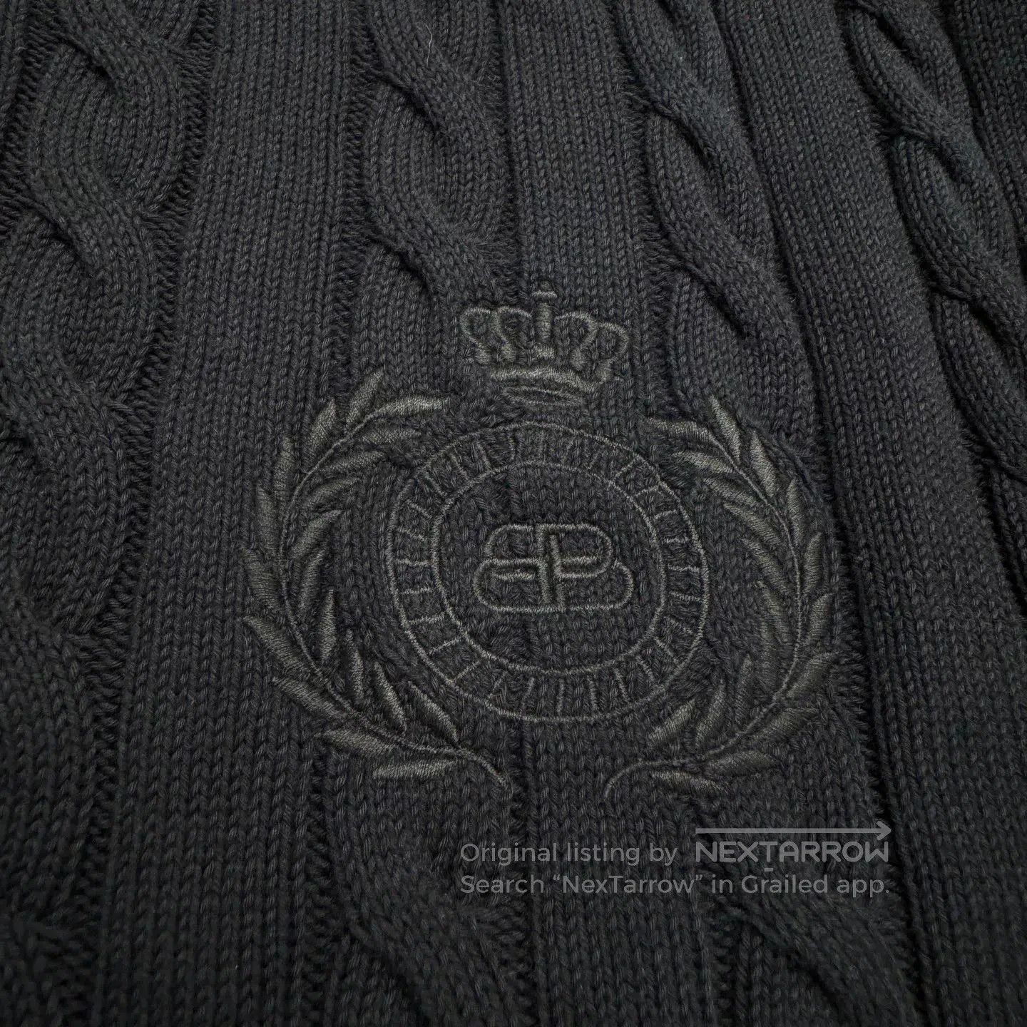 Balenciaga Balenciaga Wheat Ear Embroidered Sweater. Size US M / EU 48-50 / 2 - 2 Thumbnail