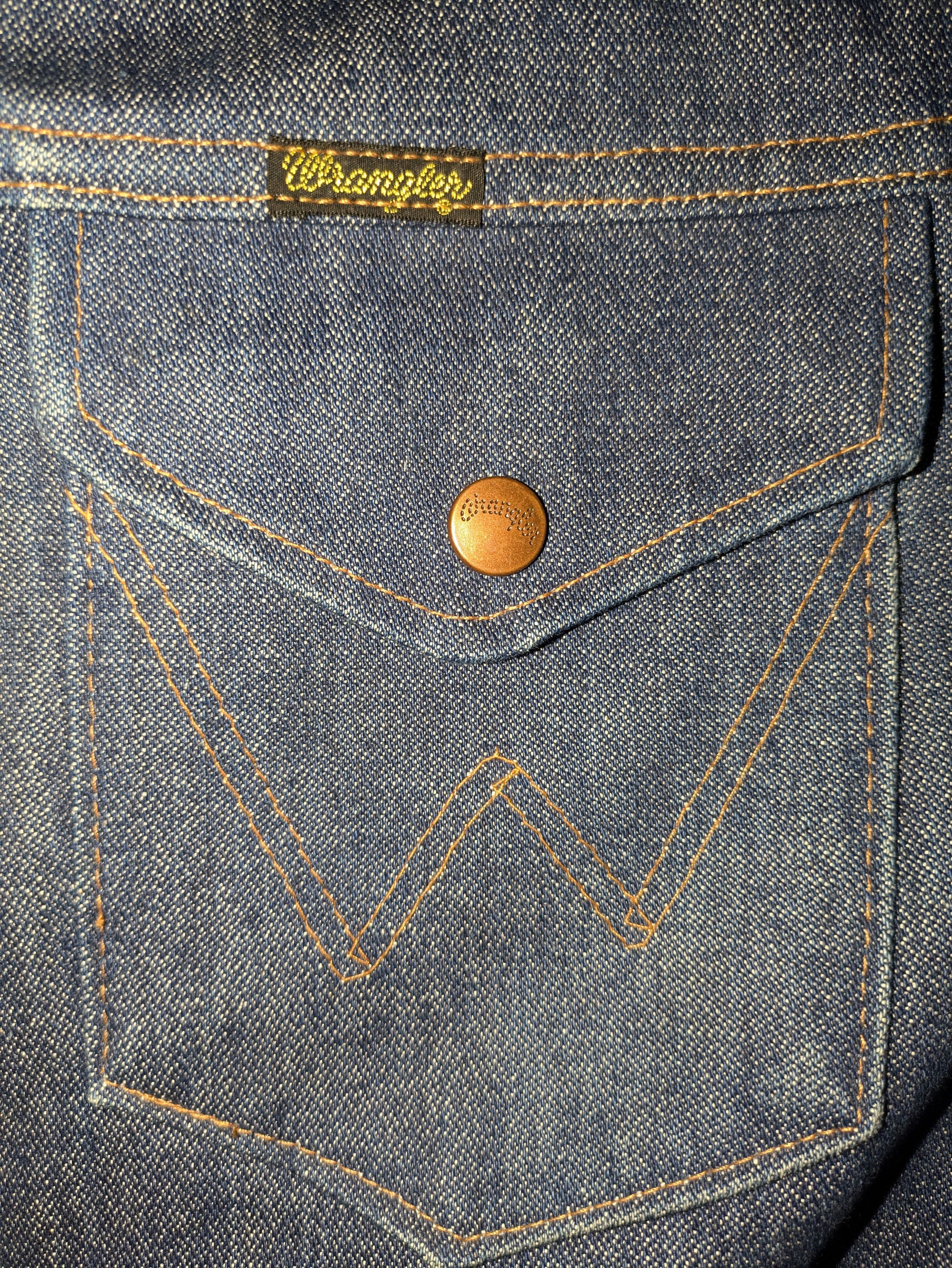 Vintage 1980's Wrangler Storm Rider Lined Denim Jacket Size US L / EU 52-54 / 3 - 10 Thumbnail