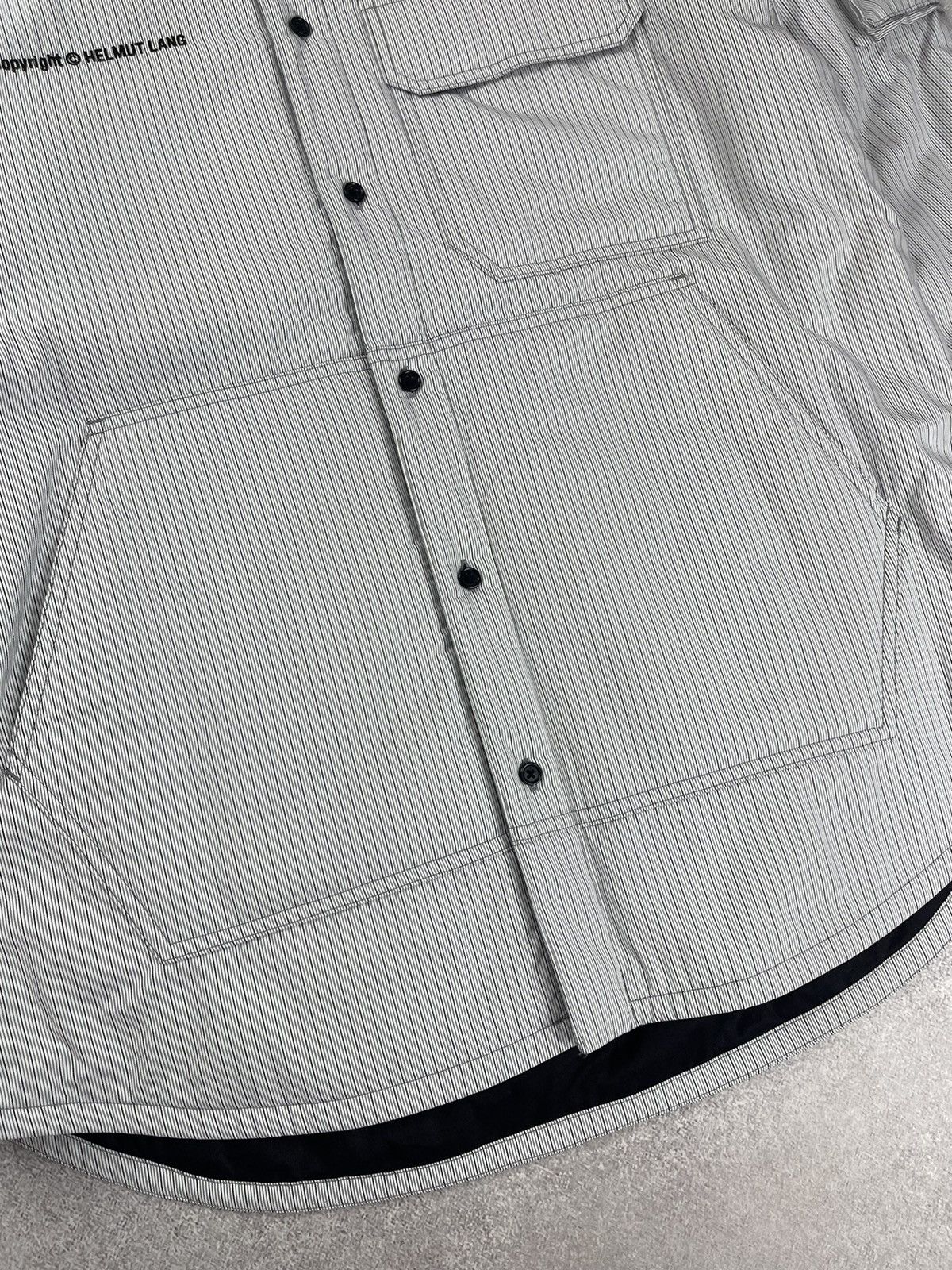Helmut Lang Helmut Lang Striped Button Up Shirt Jacket Size L Size US L / EU 52-54 / 3 - 4 Thumbnail