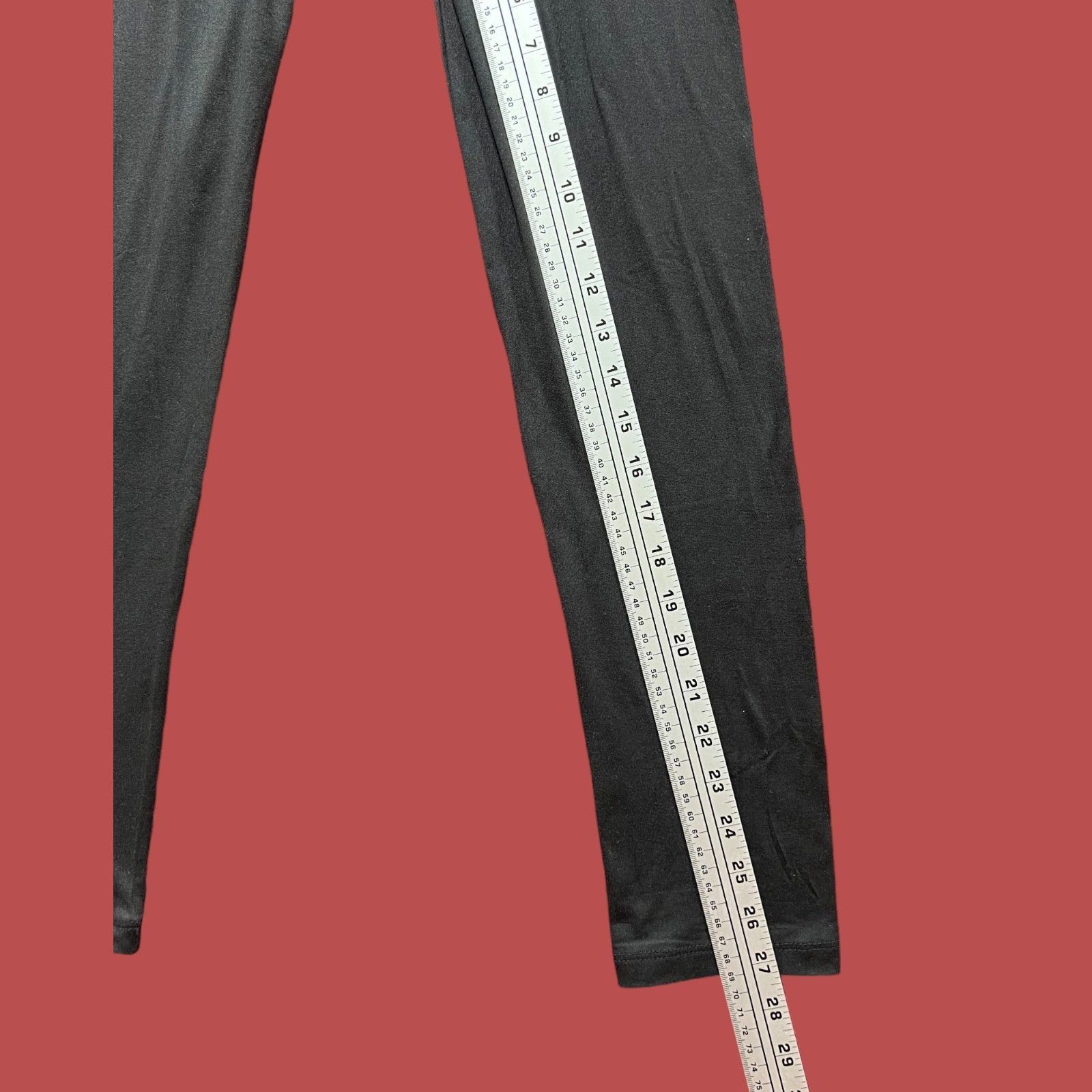 rue21 Rue 21 - Women's Smooth Stretch Leggings - Black - Large Size 26" / US 2 / IT 38 - 6 Thumbnail