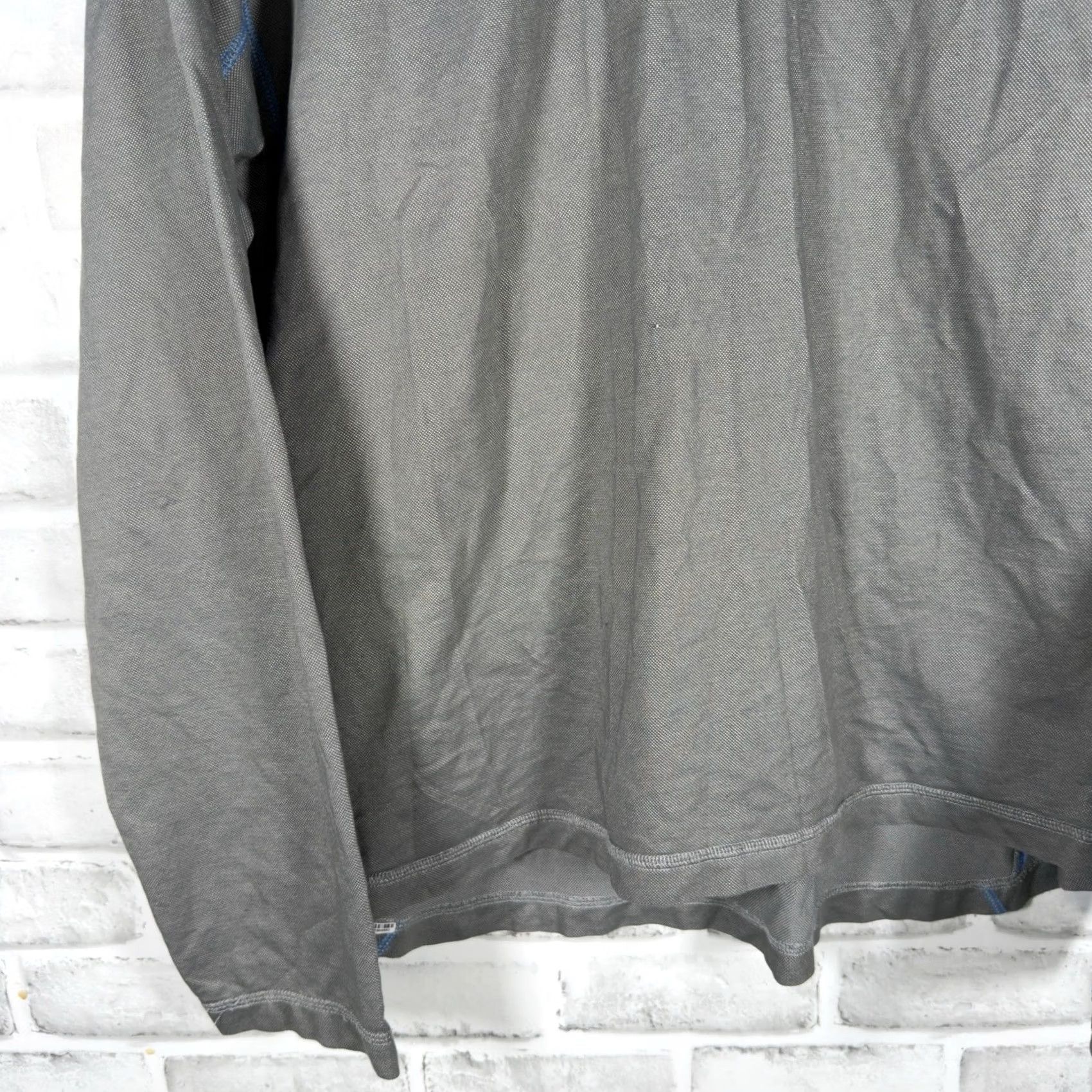 Tommy Bahama Tommy Bahama Gray Half Zip Pullover Mens Large Sweater Size US L / EU 52-54 / 3 - 3 Thumbnail