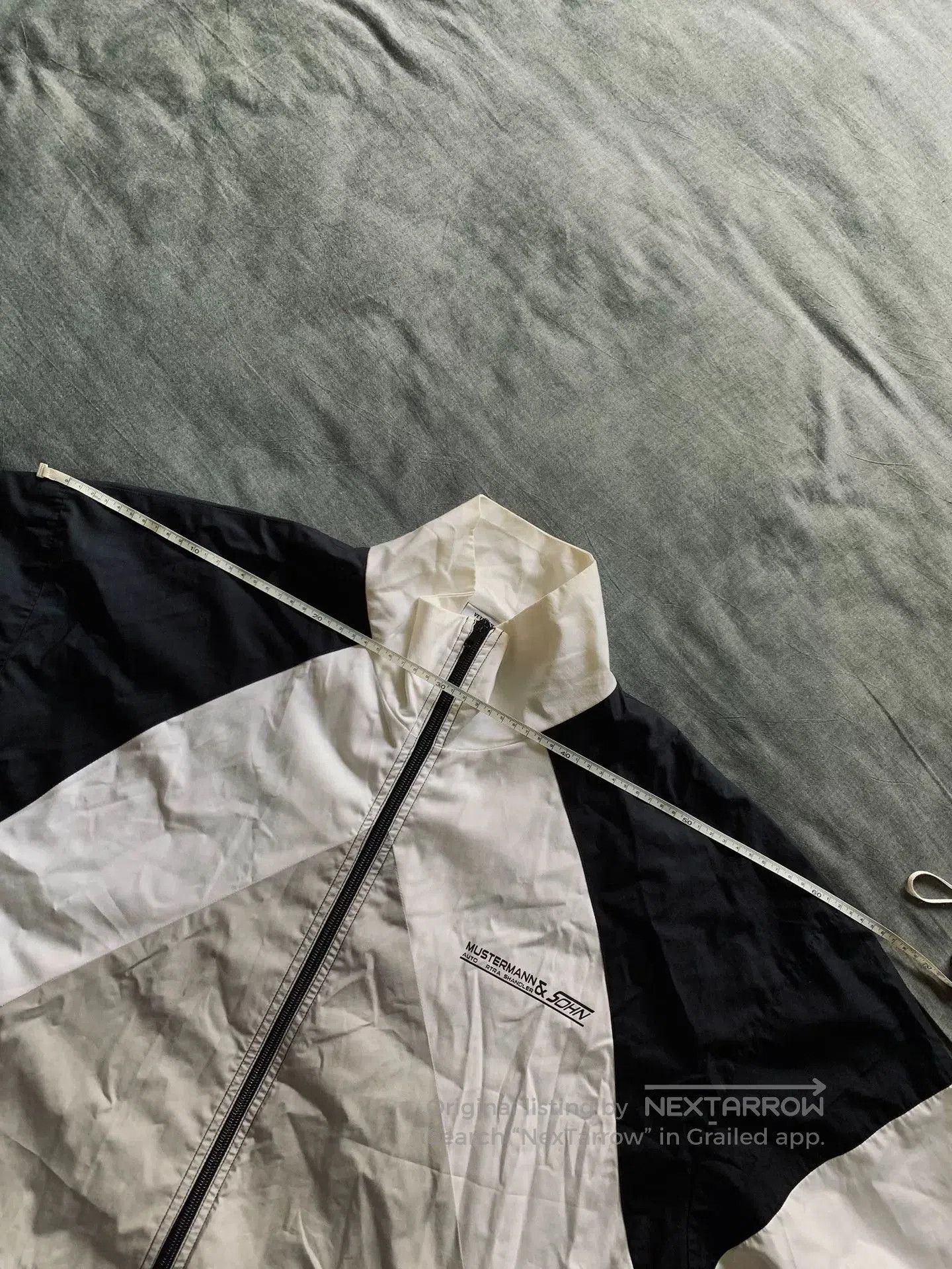 Vetements Vetements Black White Gray Print Coach Jacket. Size US M / EU 48-50 / 2 - 7 Thumbnail