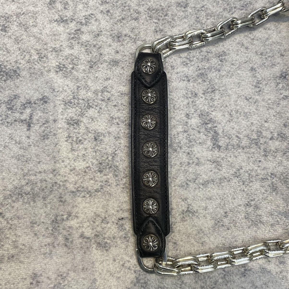 Chrome Hearts Chrome hearts PULP Cross link chain silver Medium bag black Size ONE SIZE - 6 Thumbnail
