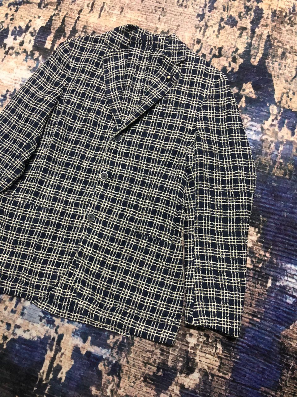 Lardini Lardini Spring/Summer Jacquard Jacket Tag Size 48 Size US M / EU 48-50 / 2 - 5 Thumbnail