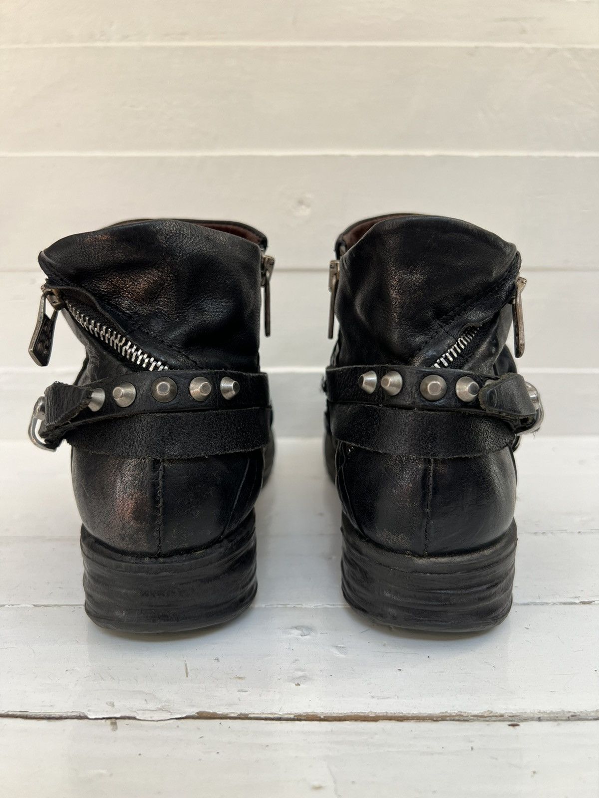 A.S.98 AS 98 Leather Boots Avant Garde KimRii x Guidi design Size US 7 / IT 37 - 8 Thumbnail