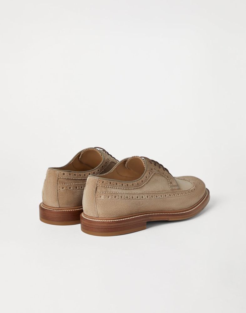 Brunello Cucinelli o1w1db10925 Pair Of Laced Shoes in Sand Beige Size US 9 / EU 42 - 3 Thumbnail