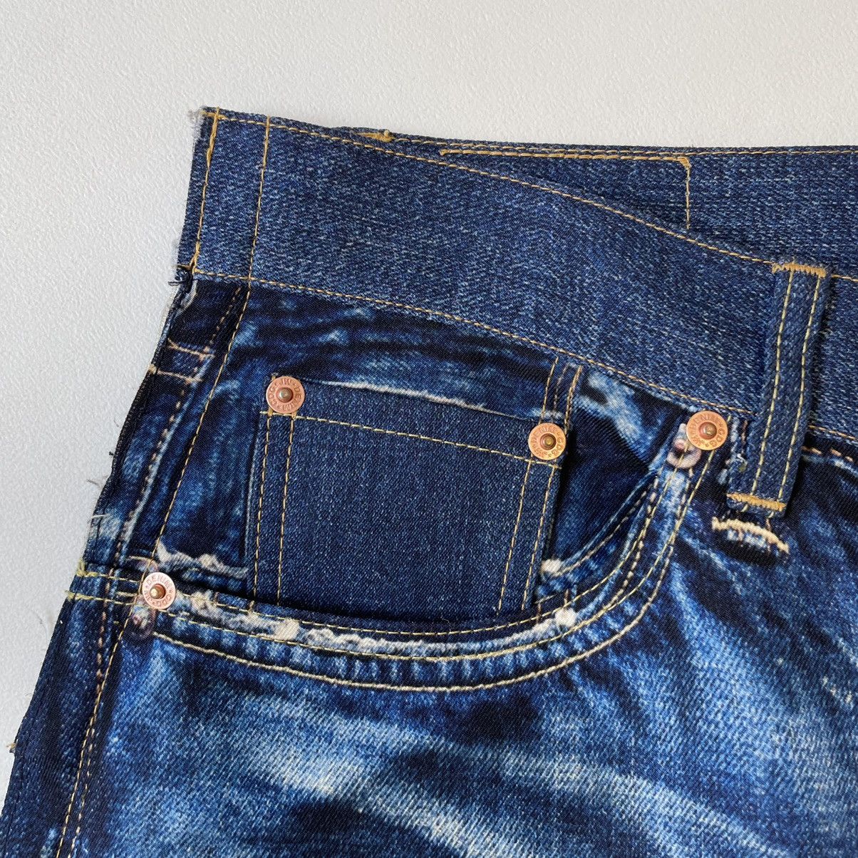 Junya Watanabe S/S ‘Trompe L'oeil’ Denim Printed Jeans Size US 30 / EU 46 - 5 Thumbnail