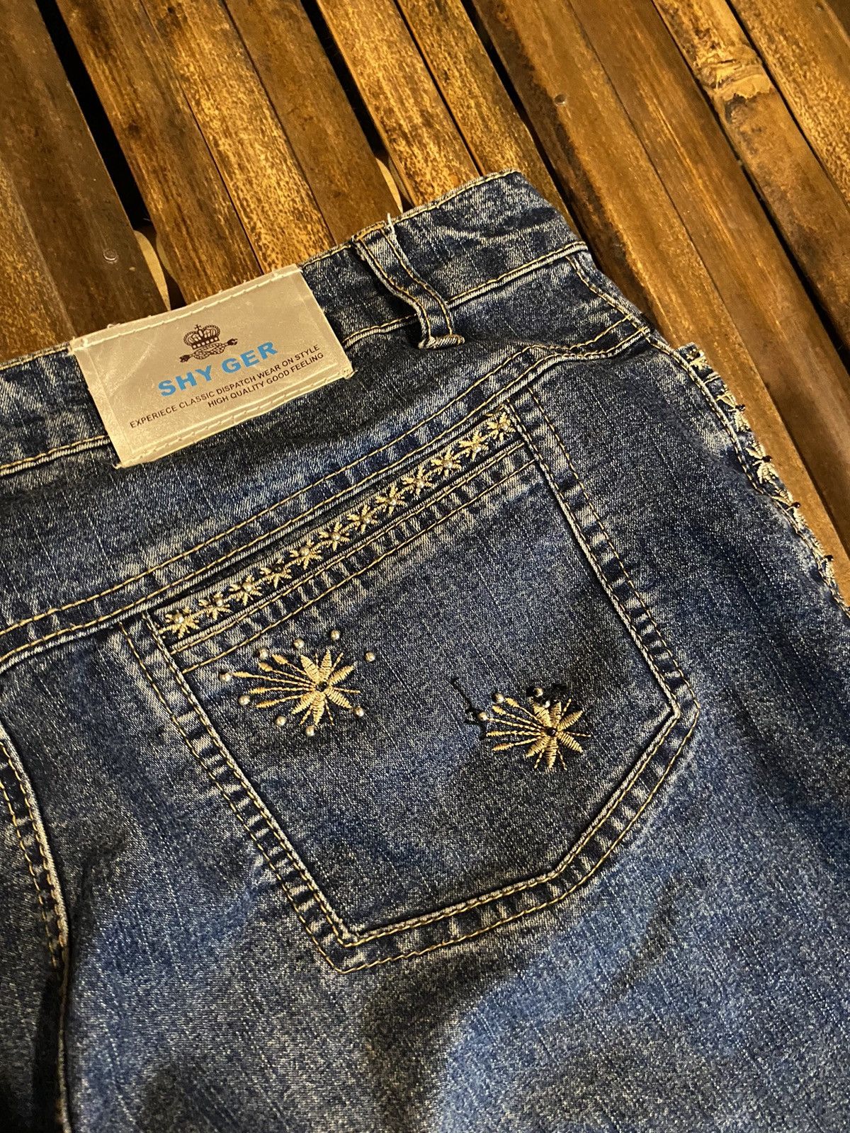 Japanese Brand SHY GER DENIM PANTS Size 30" / US 8 / IT 44 - 8 Thumbnail