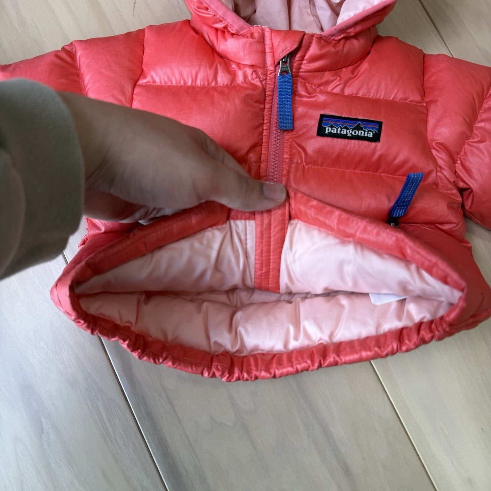 Patagonia Patagonia Baby Hi Loft Down Sweater Hoody 3-6 Months Size XXS / US 00 / IT 34 - 6 Thumbnail
