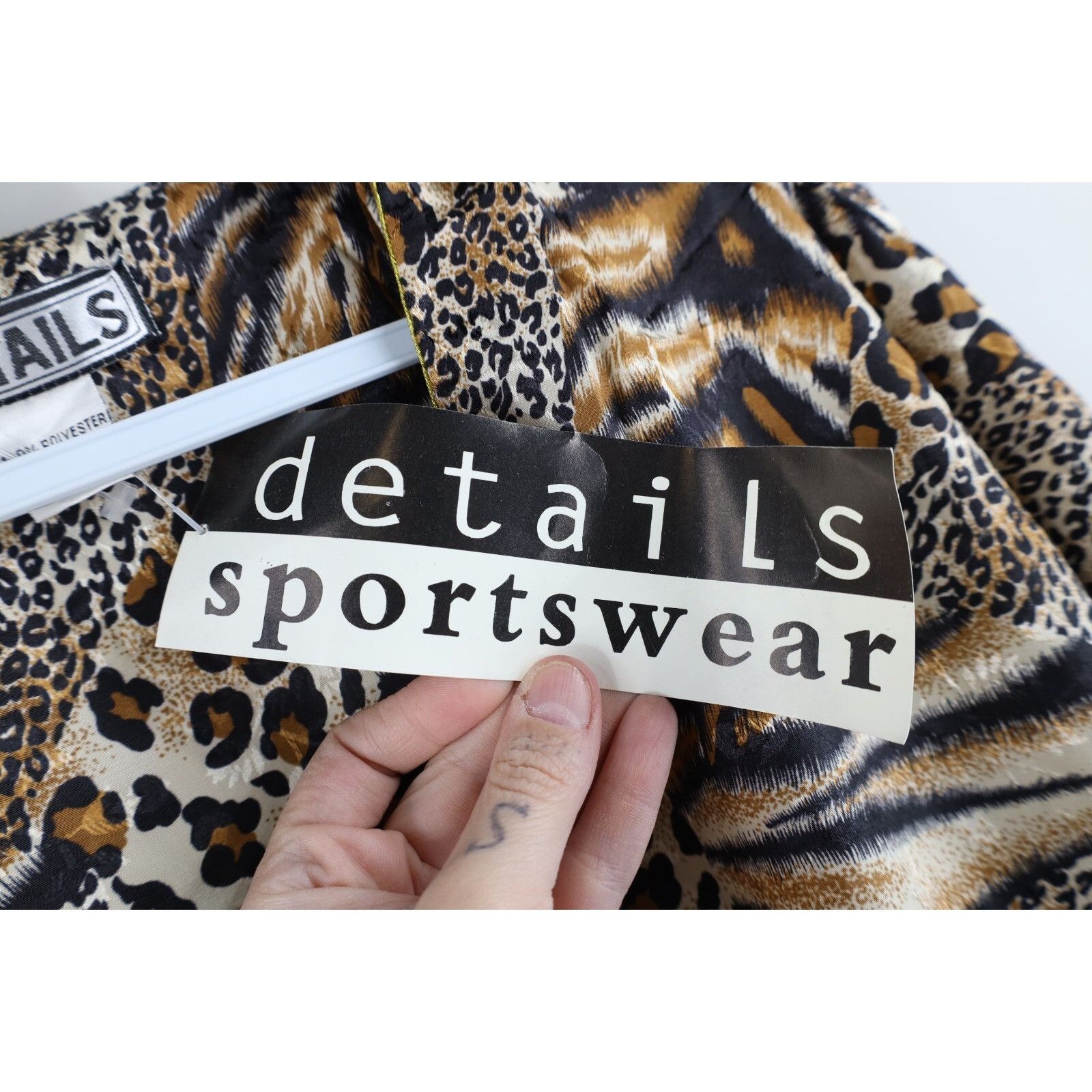 Vintage Deadstock Vintage 90s Streetwear Leopard Sleep Night Gown Size ONE SIZE - 6 Thumbnail
