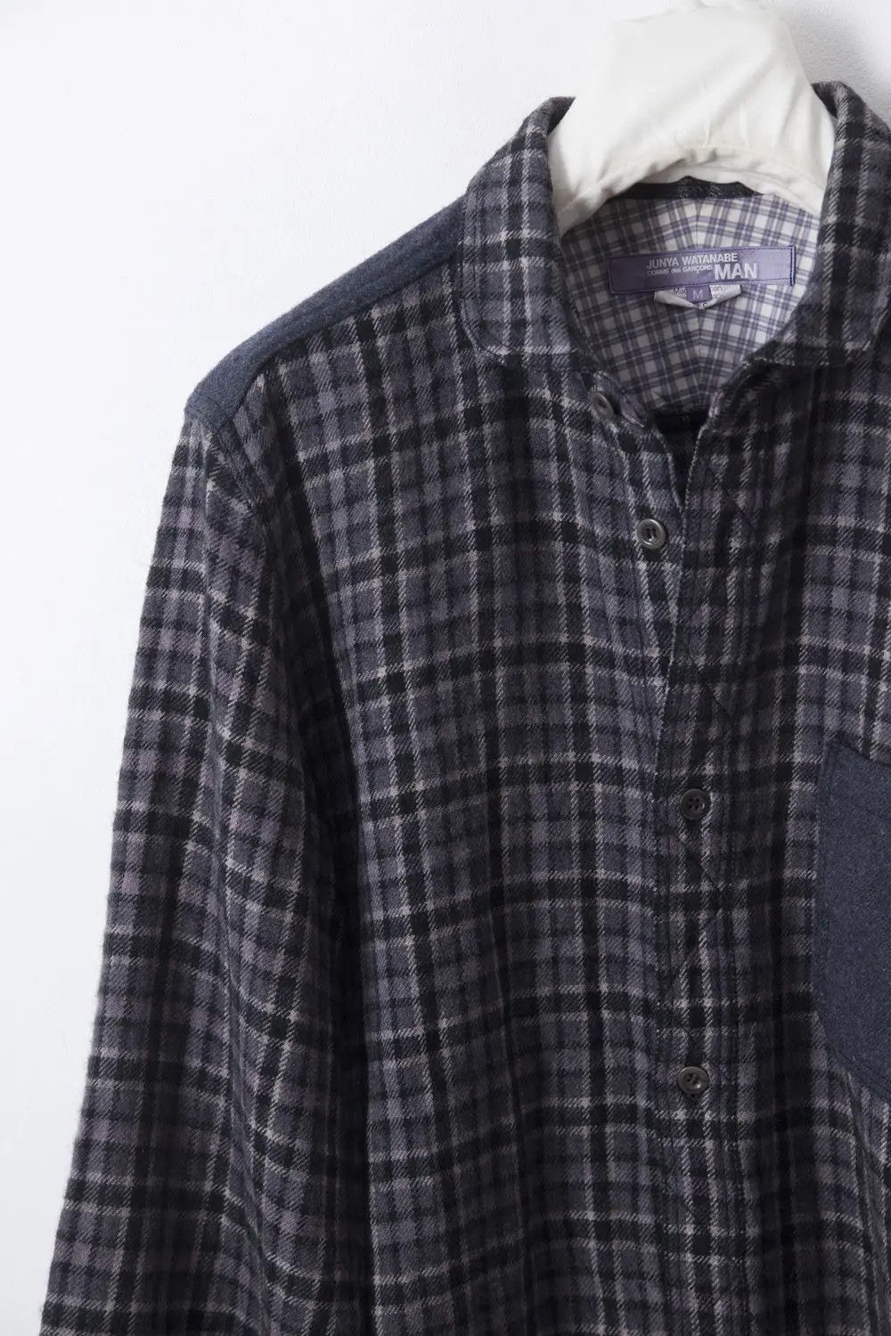 Junya Watanabe AW13 tartan shirt with patches Size US M / EU 48-50 / 2 - 2 Thumbnail