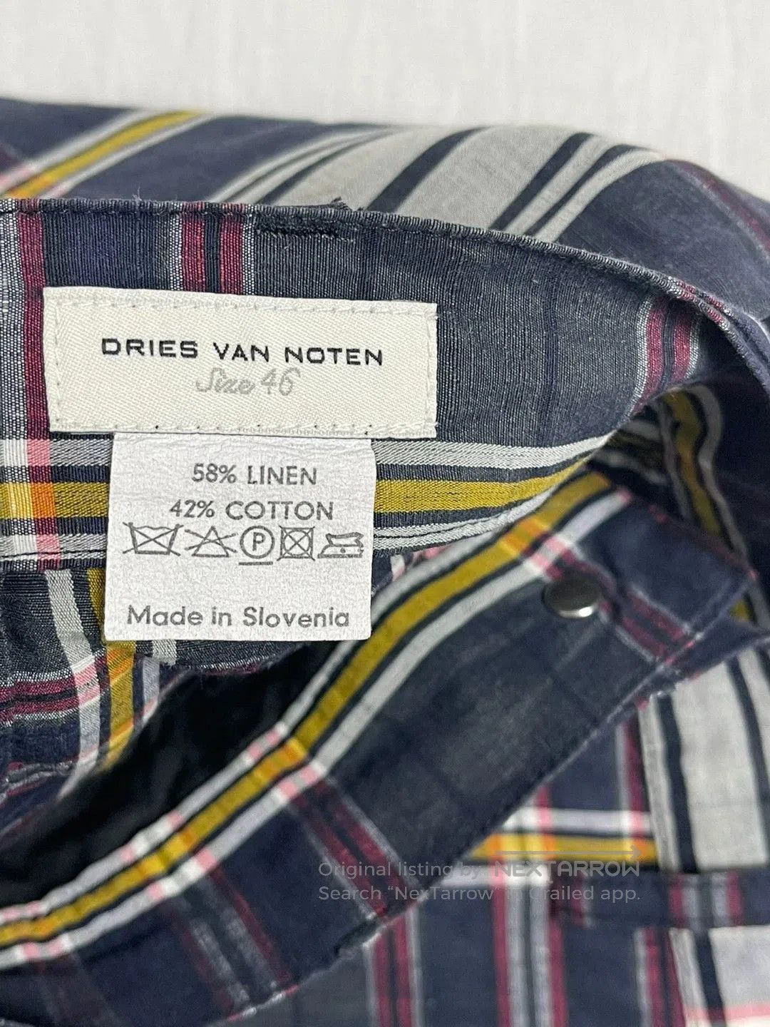 Dries Van Noten Dries Van Noten 2005 SS Runway Check Trousers. Size US 30 / EU 46 - 4 Thumbnail