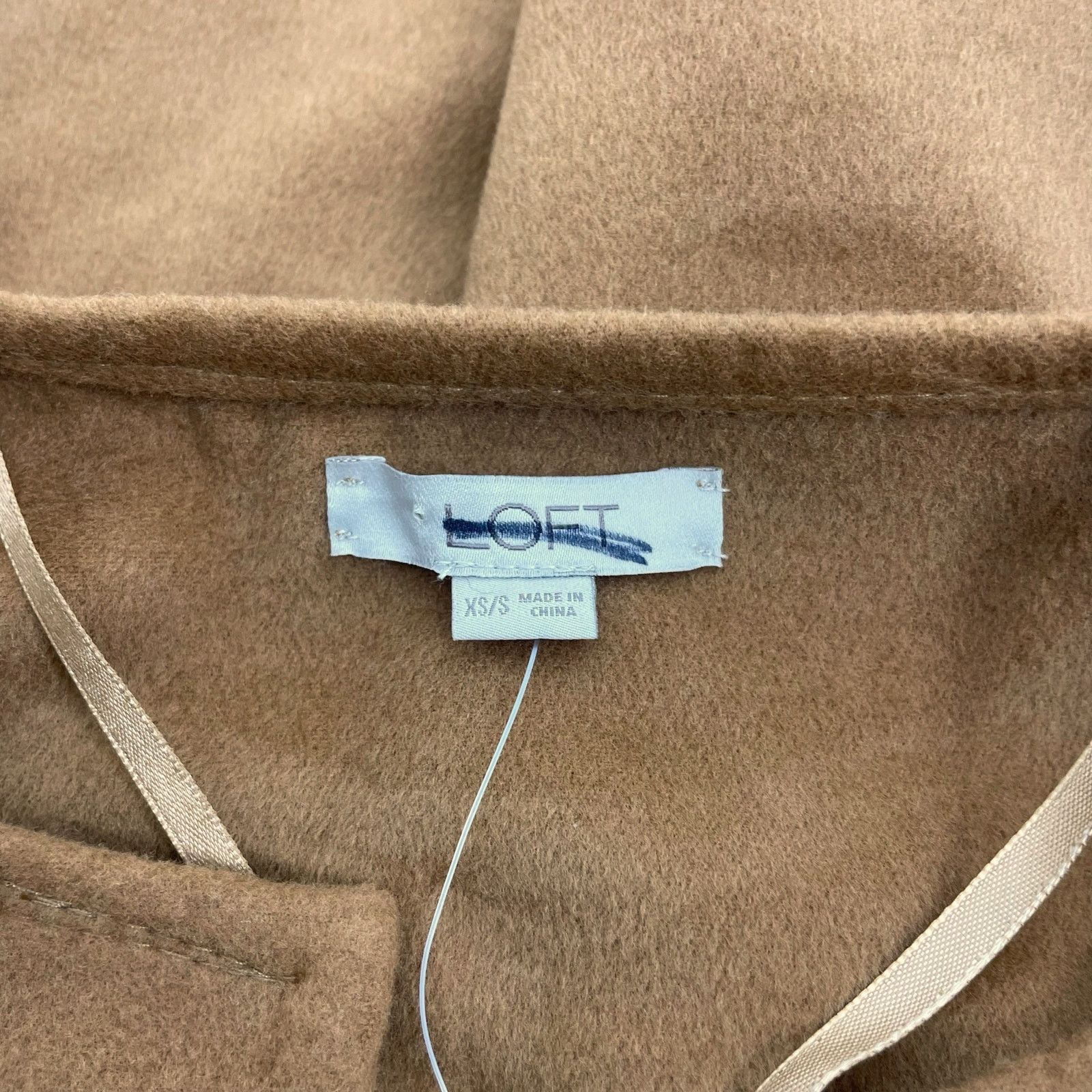 Loft Ann Taylor LOFT Belted Pocket Wrap Coat Jacket Size XS/S Size XS / US 0-2 / IT 36-38 - 9 Thumbnail