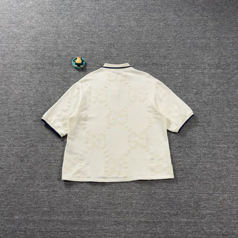 Gucci Gucci 24 beige polo shirts 2503-Nextarrow Size US XXL / EU 58 / 5 - 7 Thumbnail