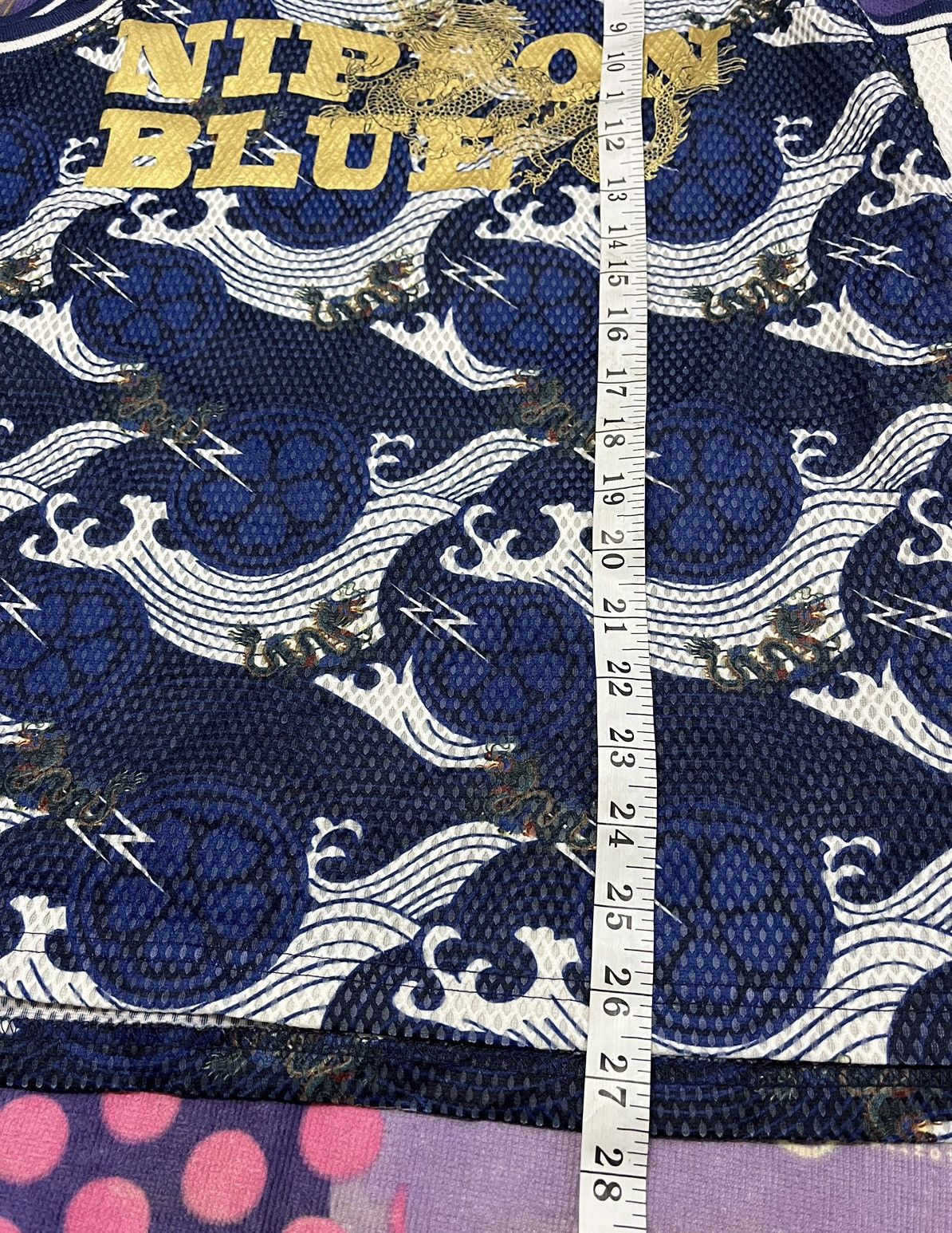 Blue Blue Japan × Japanese Brand NIPPON BLUE by Oniarai Rare Design Shirt Size US M / EU 48-50 / 2 - 14 Thumbnail