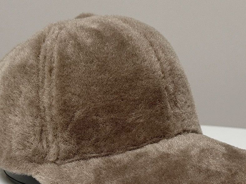 Japanese Brand Outdoor retro faux fur fluffy teddy ball cap hat Size ONE SIZE - 3 Thumbnail