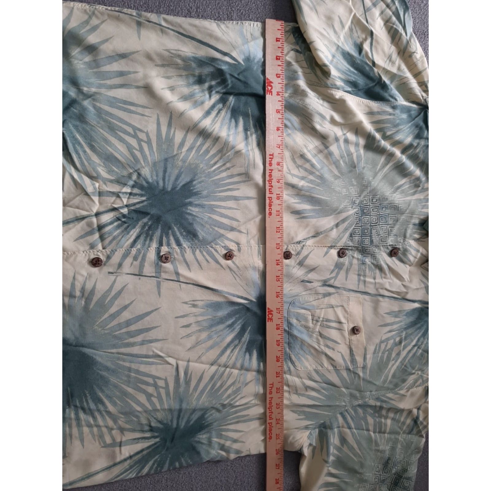 Vintage Caribbean Hawaiian Floral Print Button-Down Shirt Mens XL Rayon Short Sleeve Size US XL / EU 56 / 4 - 4 Thumbnail