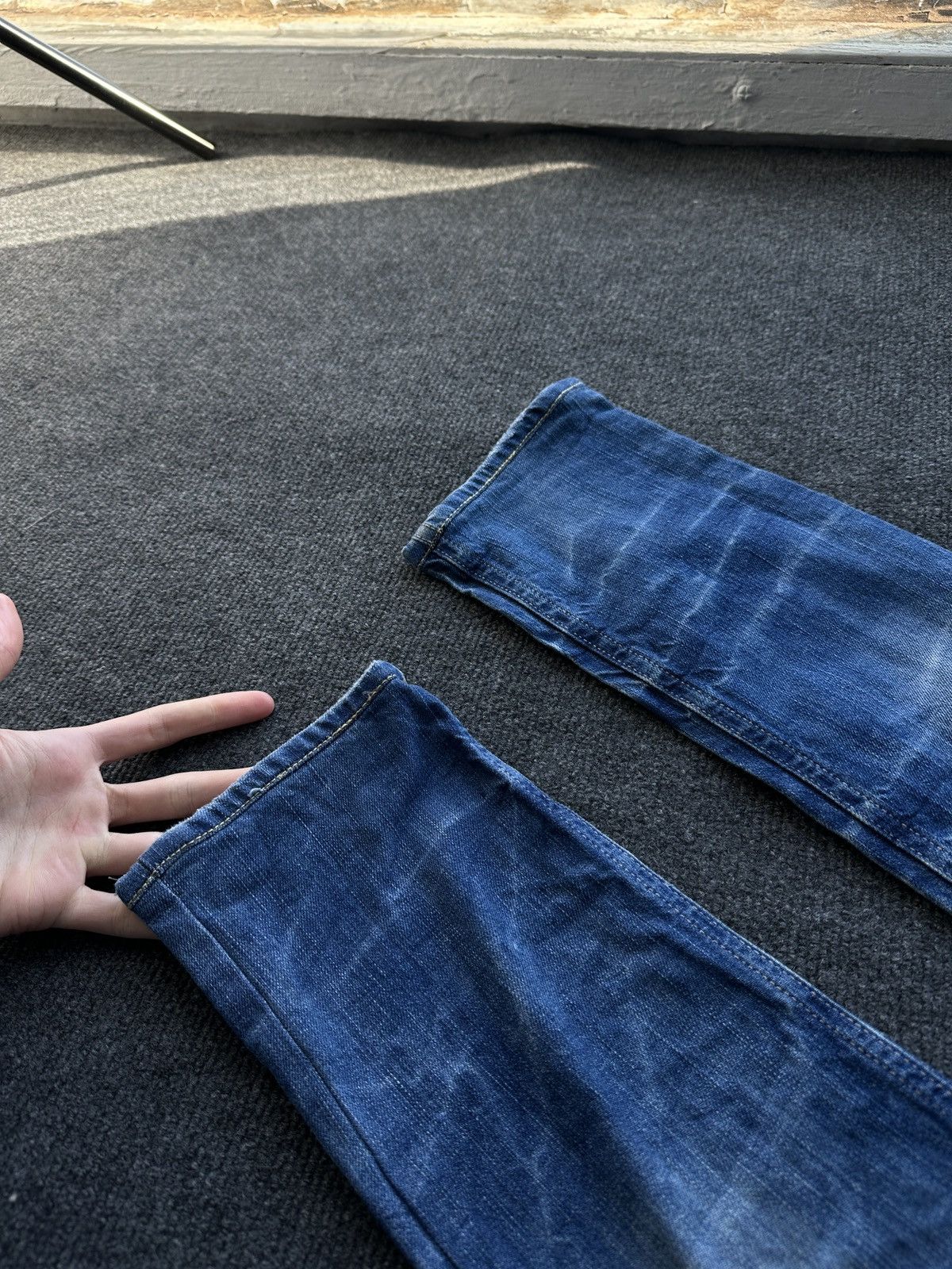 Diesel 🚨 DIESEL AVANT GARDE GOTHIC WOMEN JEANS LOGO IFSIXWASNINE Size 26" / US 2 / IT 38 - 8 Thumbnail