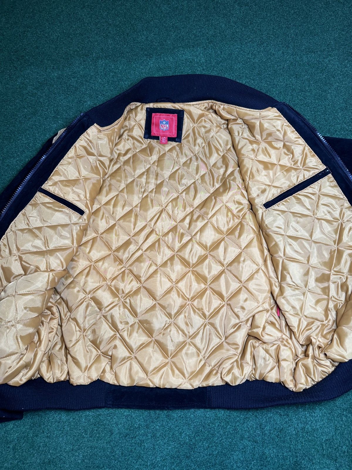G-III × NFL × Vintage Vintage Y2K Pittsburg Steelers Leather Varsity Jacket Size US L / EU 52-54 / 3 - 4 Thumbnail