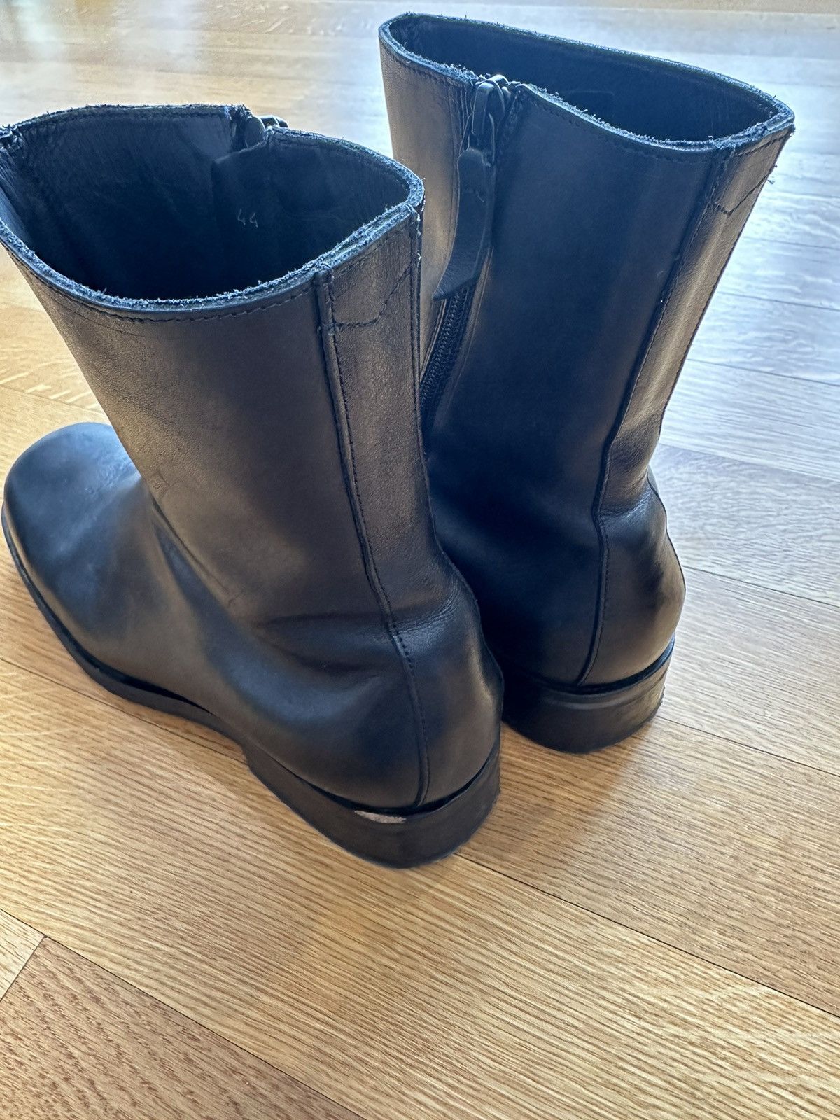 Our Legacy OUR LEGACY Camion leather ankle boots black Size US 11 / EU 44 - 7 Thumbnail