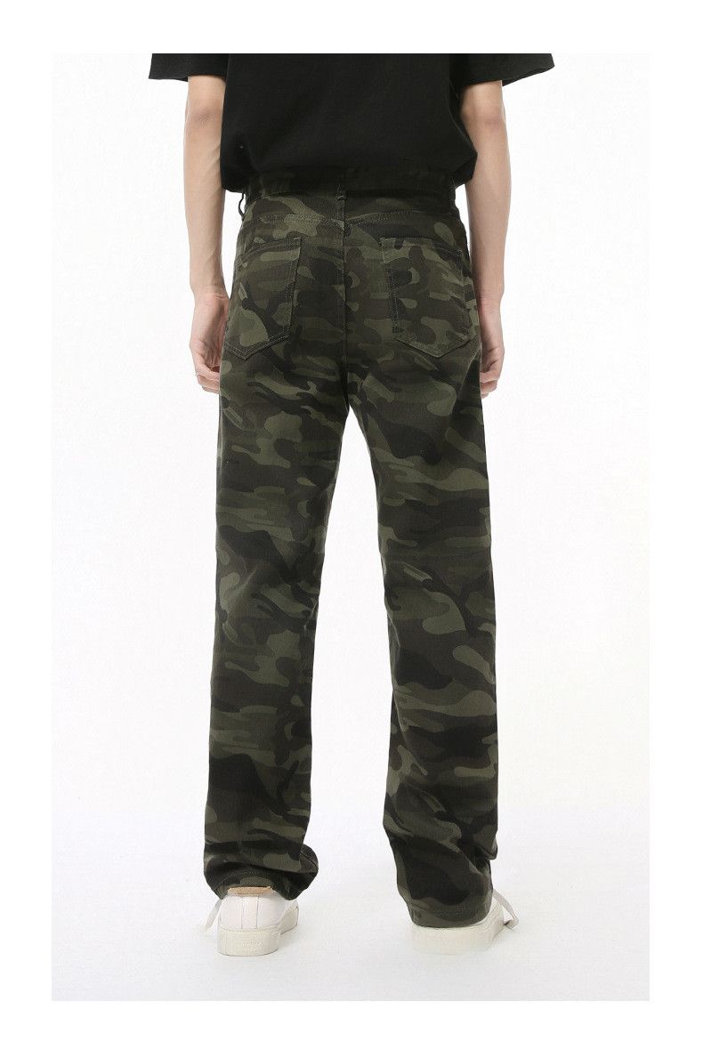 Japanese Brand American camouflage patchwork high street vintage jeans Size US 32 / EU 48 - 6 Thumbnail