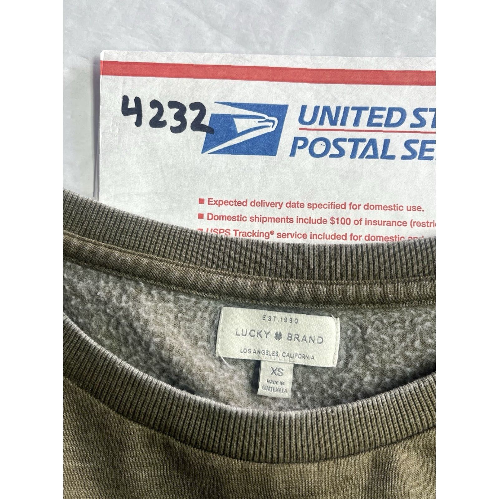 Lucky Brand Lucky Brand Sweater Womens XS Crew Neck Long Sleeve Green Pullover Sweatshirt Size XS / US 0-2 / IT 36-38 - 8 Thumbnail