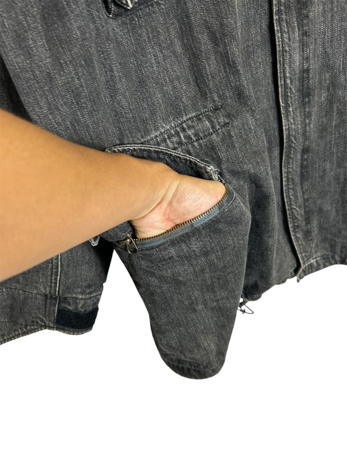 Swagger Vntage SWAGGER Denim Jacket Black Washed Japanese Streetwear Size US XL / EU 56 / 4 - 6 Thumbnail
